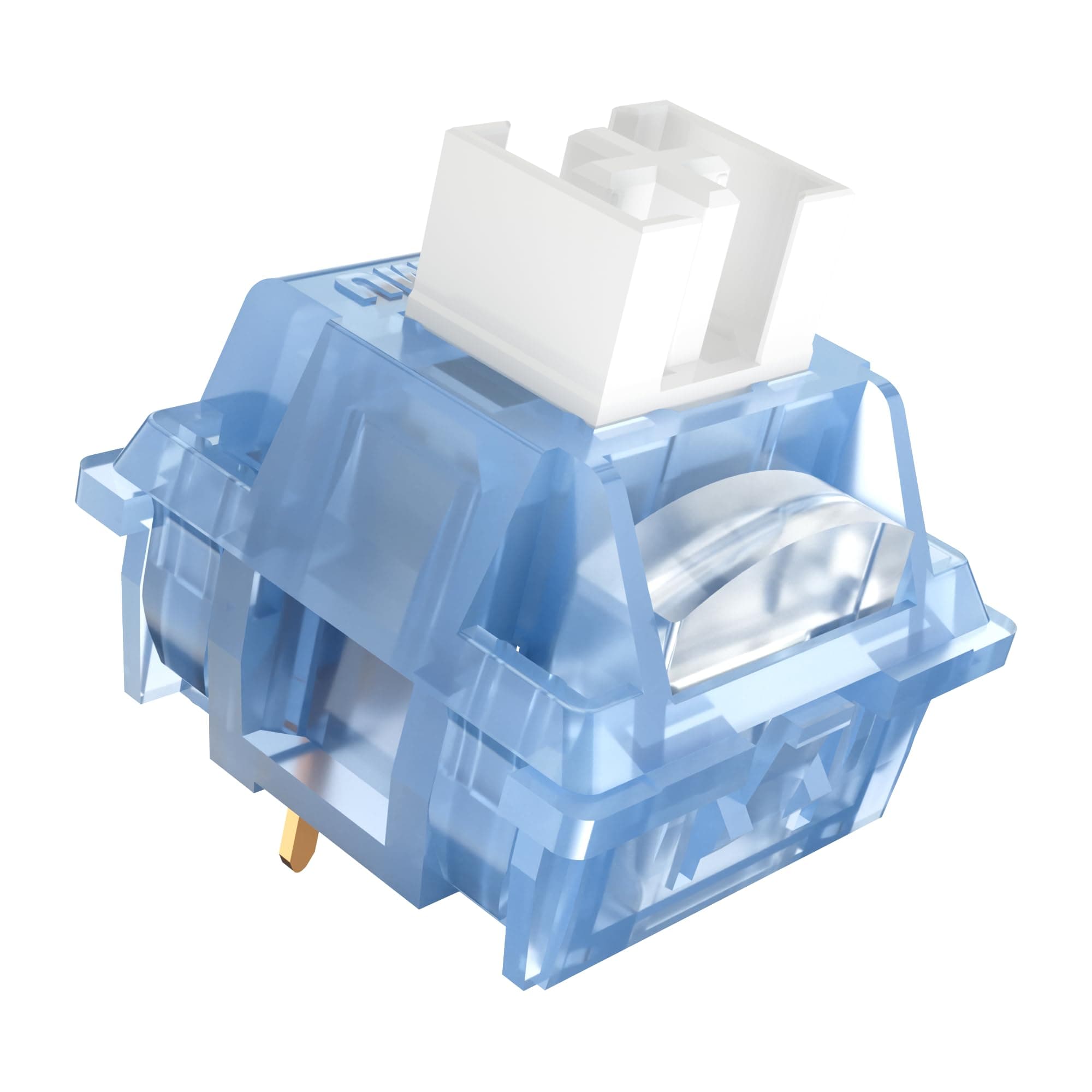 Outemu 108 Pcs Keyboard Clickers for 3D Prints,Clicky Ice Blue Switches