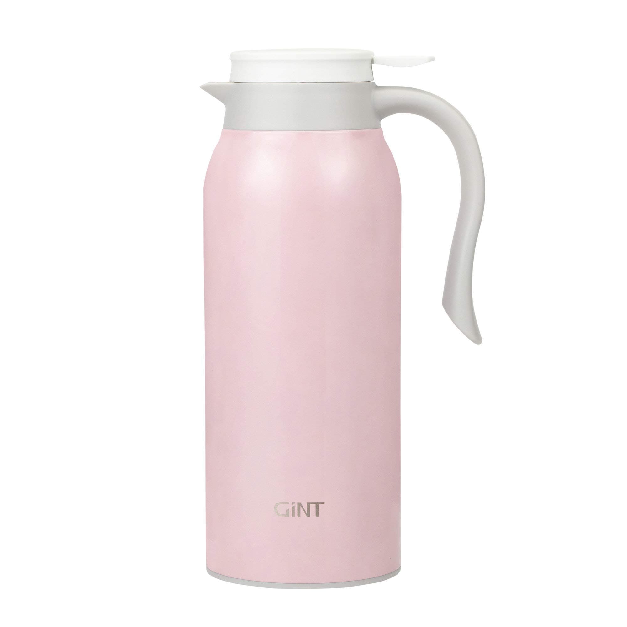 GiNT 51 Oz Stainless Steel Thermal Coffee Carafe, Double Walled Vacuum Thermal Carafe, 12 Hour Heat Retention, 1.5 Liter Tea, Water, and Coffee Dispenser (Upgraded Version Pink)