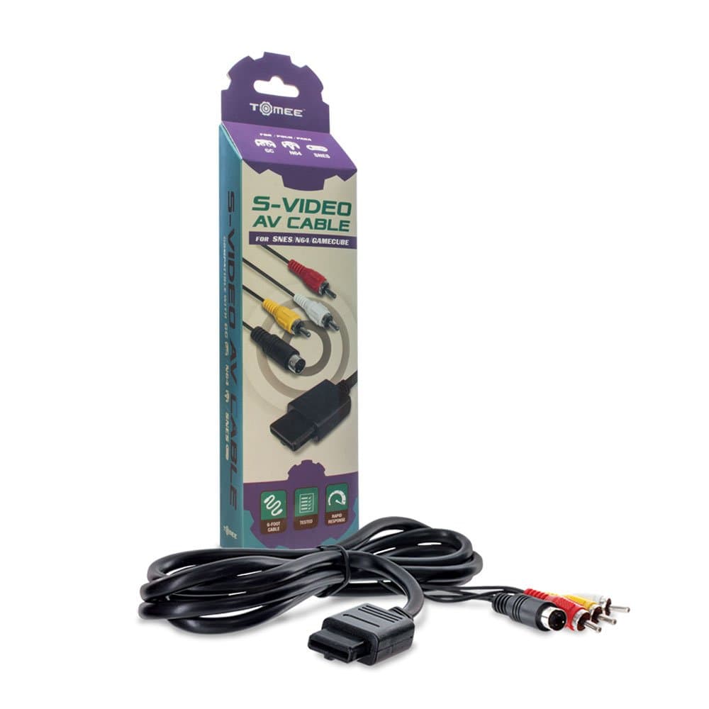 Tomee S-Video AV Cable For Nintendo GameCube/ N64/ SNES