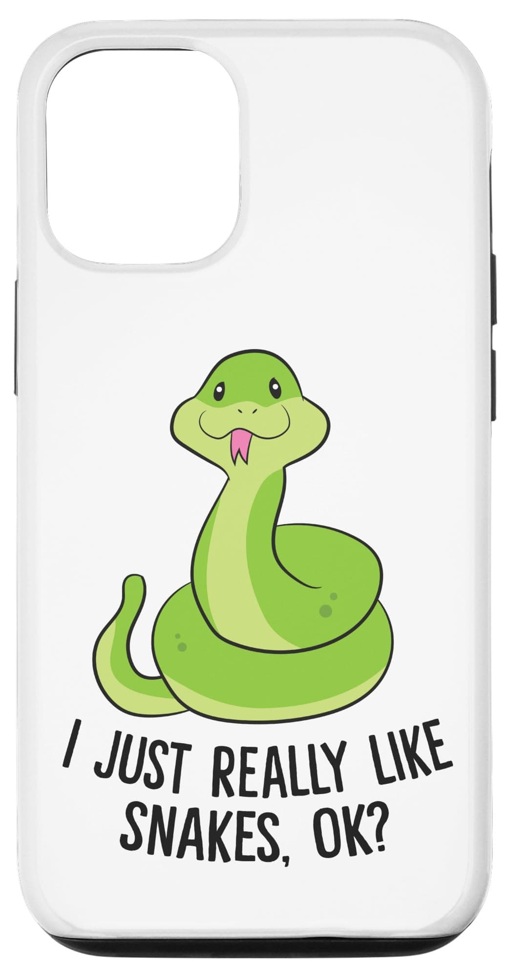 I Just Really Like Snakes Ok Cute Snake Reptile Lover Case for iPhone 12/12 Pro