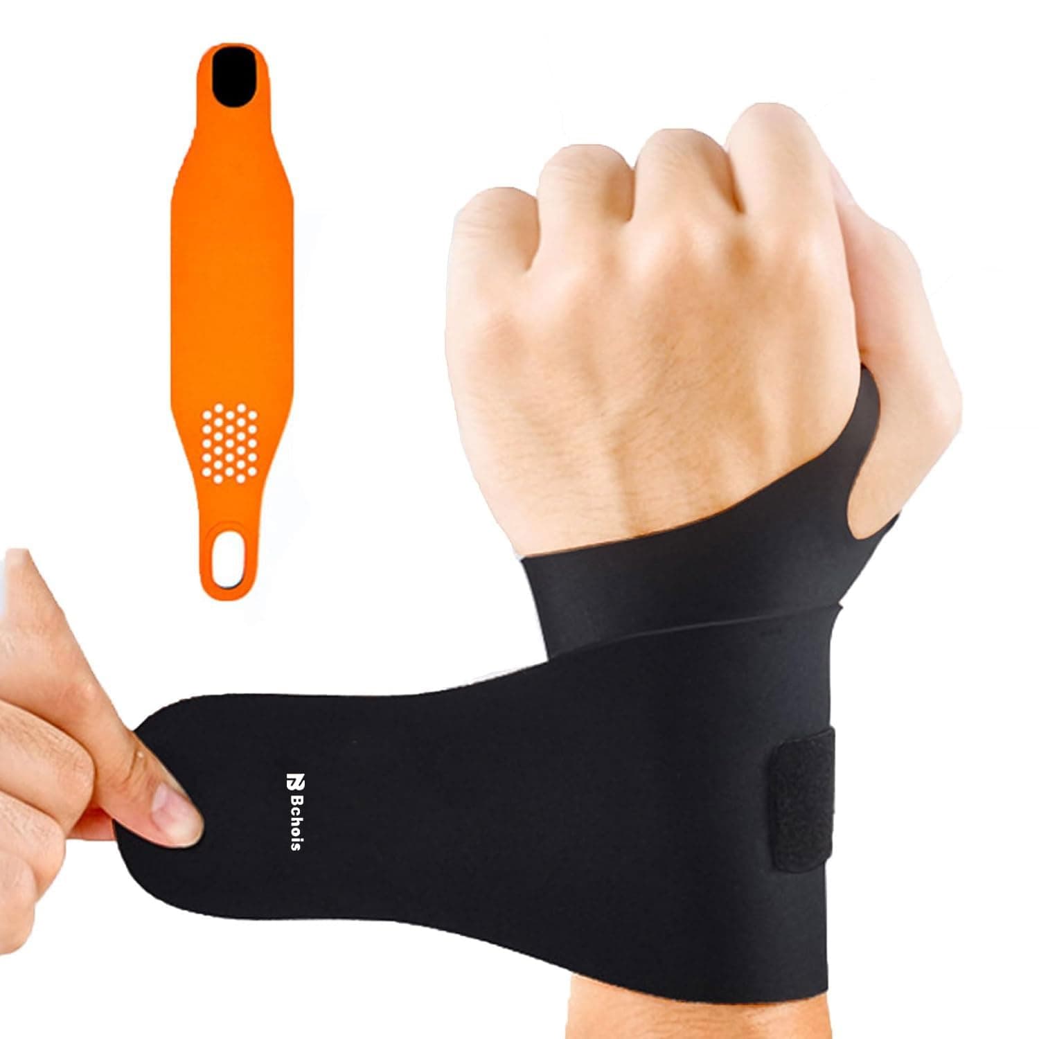 Muñequera con almohadilla de compresión para TFCC, lesiones repetitivas en la muñeca, dolor en el túnel carpiano y alivio de la tendinitis, se adapta a ambas muñecas