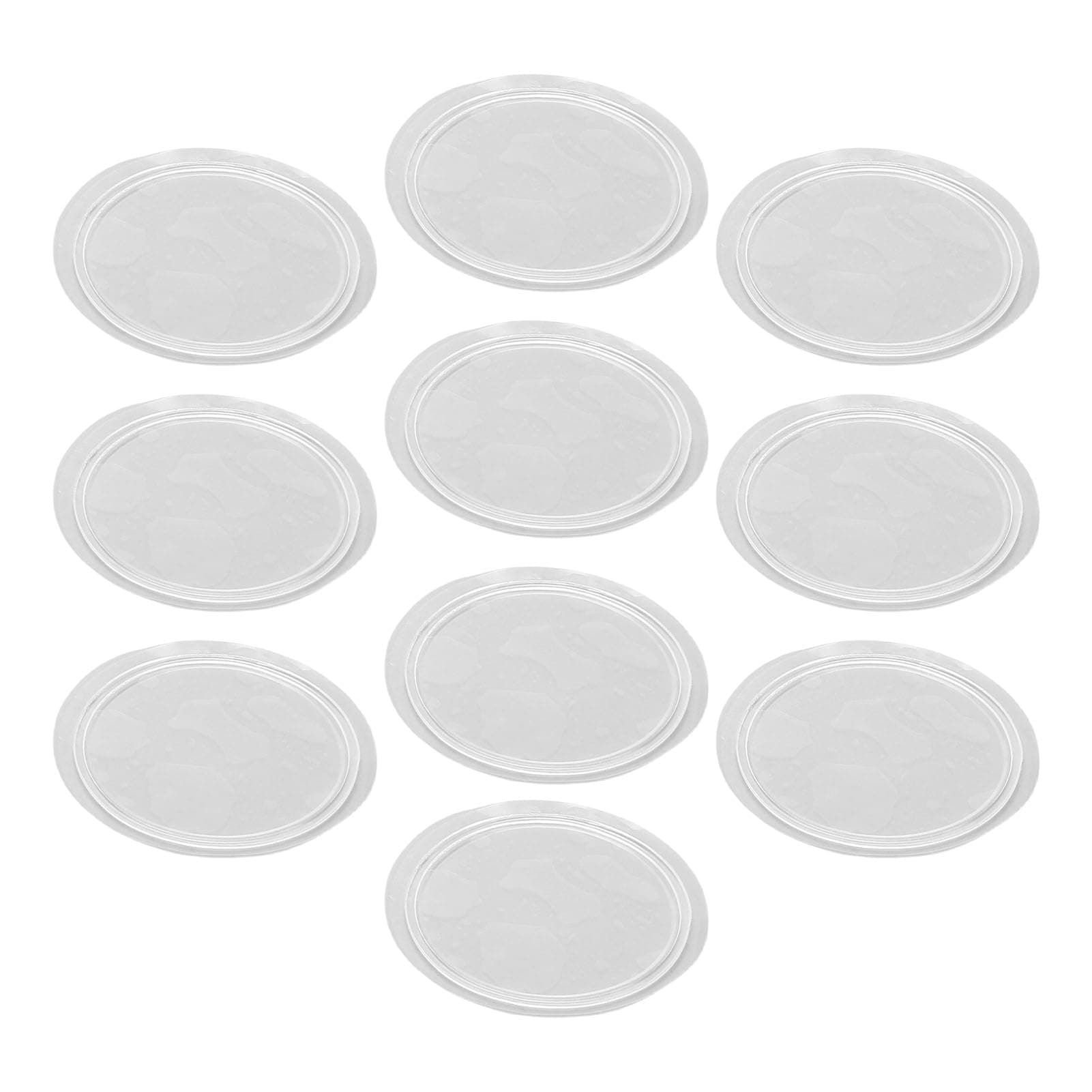 TARSHYRY 10 Pcs One Handed Jar Opener, Transparent Adhesive Pad for Weak Hand, with Non Slip Grip for Jars Bottles Cans Kitchen