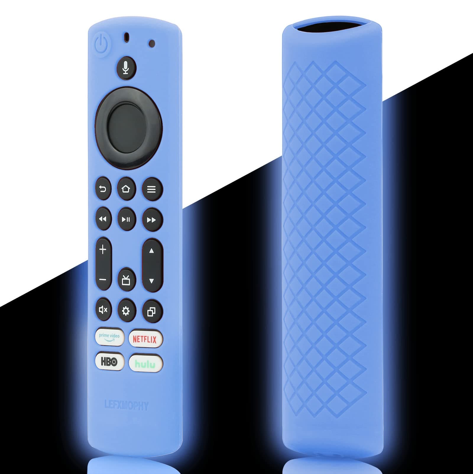 CT-RC1US-21 Remote Cover Case Replacement for Toshiba/Insignia TV, Blue Silicone Protective Protector Glow in Dark - LEFXMOPHY