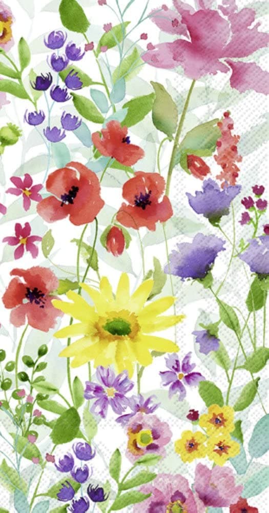 IHR Ideal Home Range - Paper Napkins BARB 16-Count 3-Ply Guest Towel 8.5 x 4.5 inches