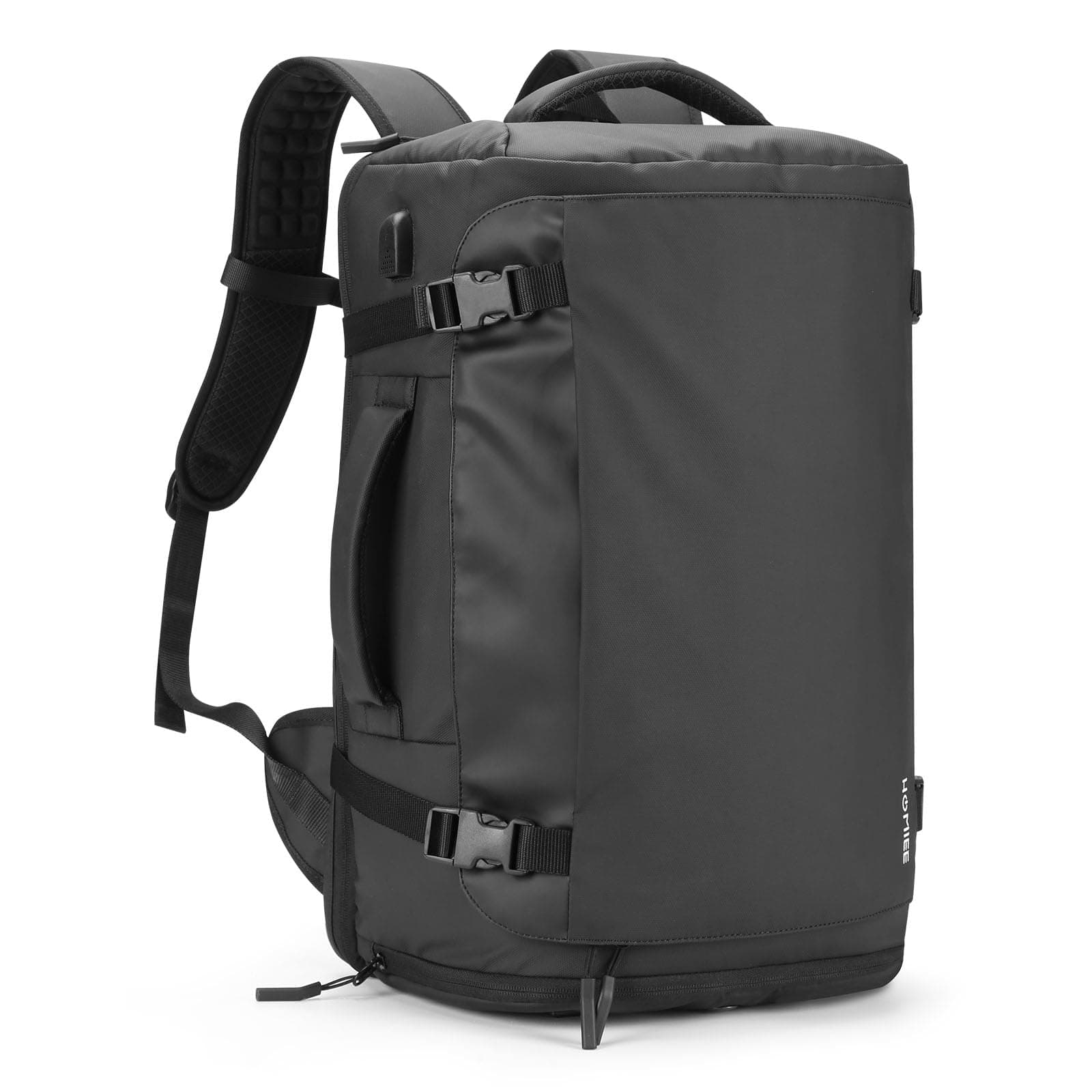 HOMIEE 40L Carry-On Backpack TSA Approved Travel Bag with USB Charging Port