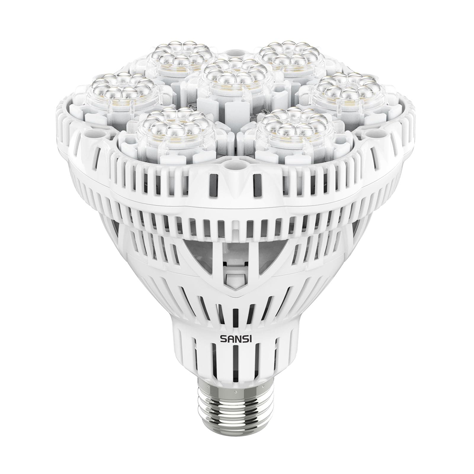 SANSI 36W Full Spectrum LED Grow Light Bulb, 400W Equiv, High PPFD, E26