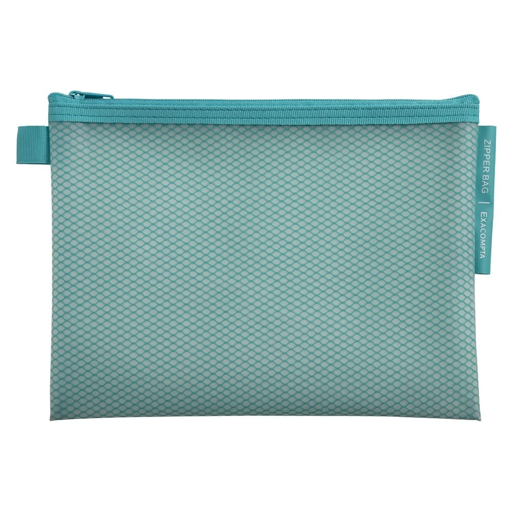 Exacompta - Ref. 37140E - EVA zippered pouch - made of flexible and resistant material - for storing supplies, beauty accessories - Pastel Chromaline - A5 - 3 random colours