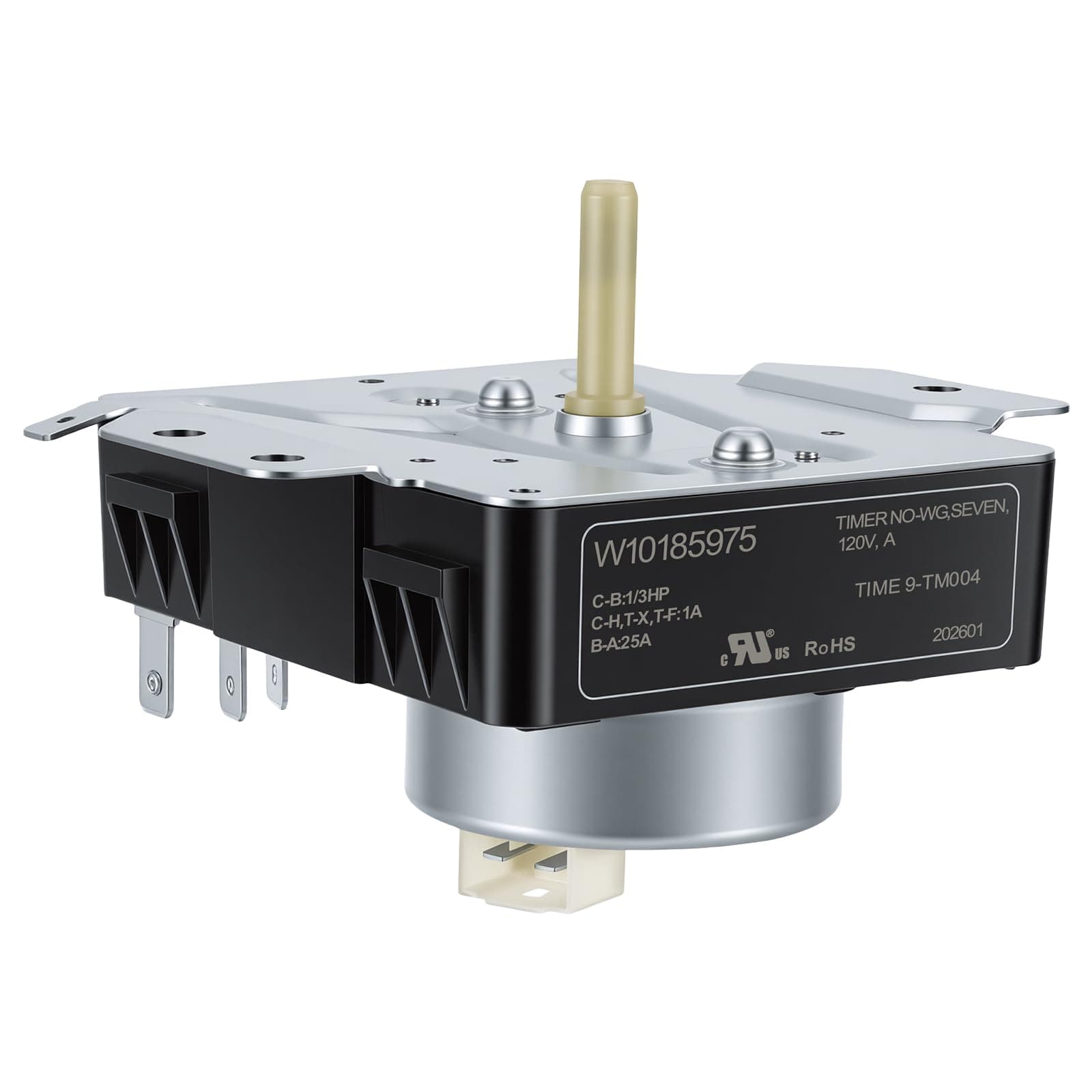 Lovgedr W10185975 WPW10185975 Dryer Timer Replacement, Genuine OEM, Replaces 1481702, AP6016538, PS11749828, EAP11749828, 162-708-AM, 162-708-1,and AH2348528, Fits Whirlpool Kenmore Sears Dryers