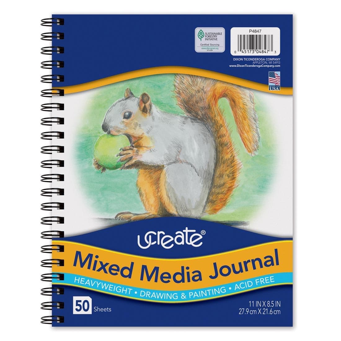 Art1st Mixed Media Journal, Heavyweight, 11" x 8-1/2", 50 Sheets