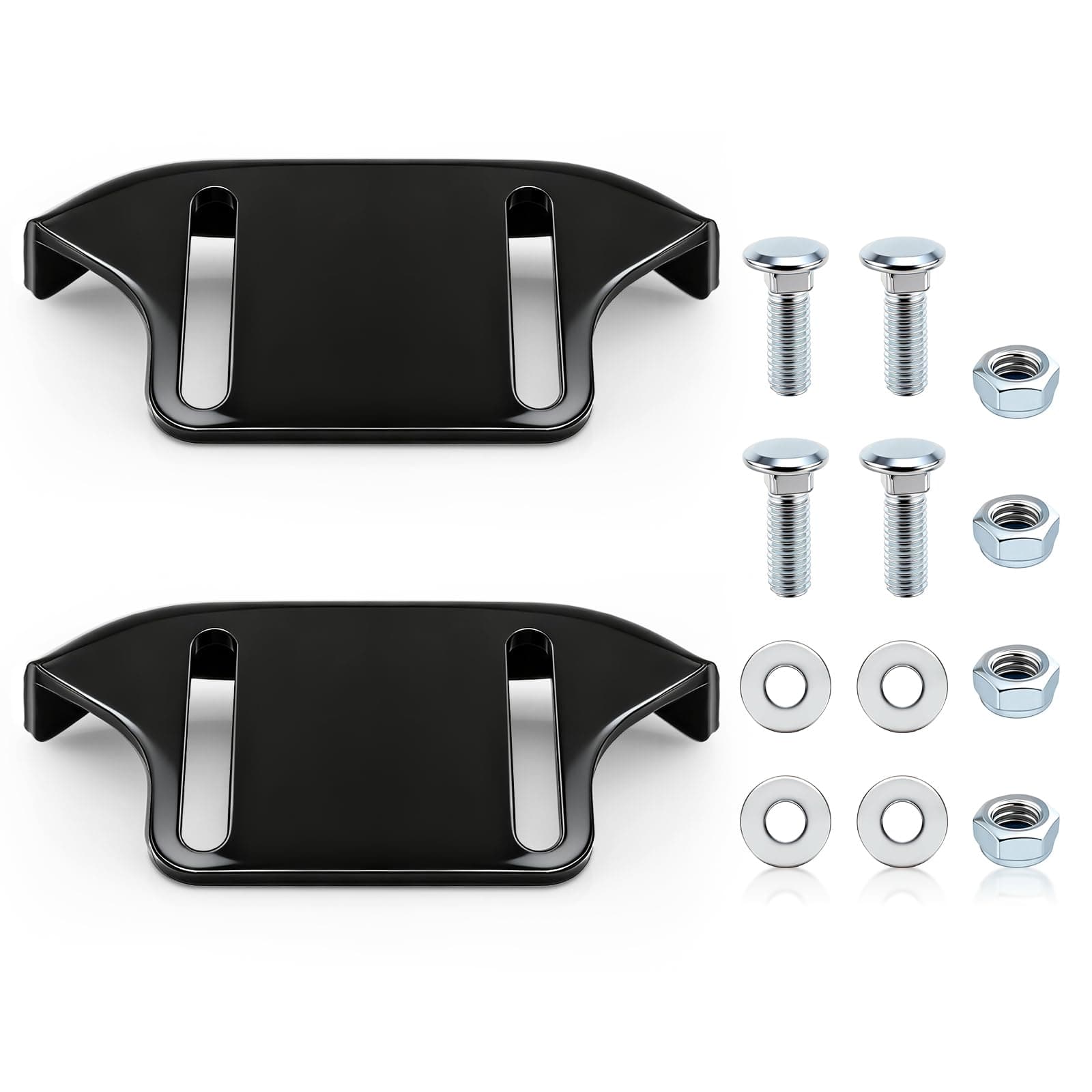 BioLion 76153-736-010 Skid Shoes for Honda Snow Blower HS724 HS50 HS55 HS70 HS80 HS55K1 HS55K2 HS80K1 SnowThrower, Metal, 2 Pack