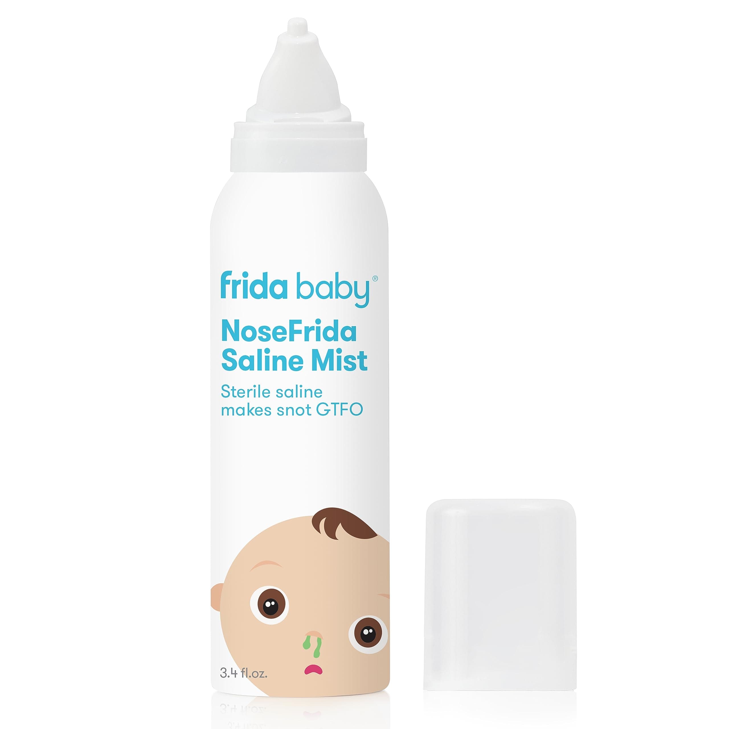 Frida Baby NoseFrida Saline Mist Spray, Nasal Decongestant, 3.4 fl. oz.