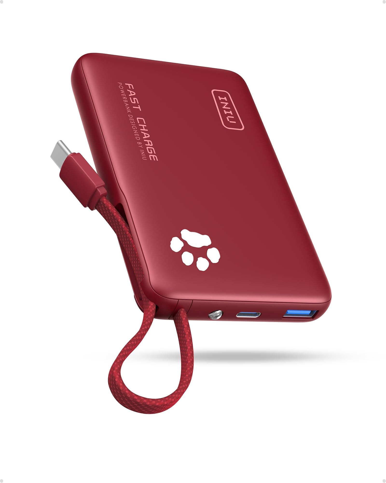 INIU 45W Fast Charging Tablet Power Bank, Smaller 10000mAh Portable Charger