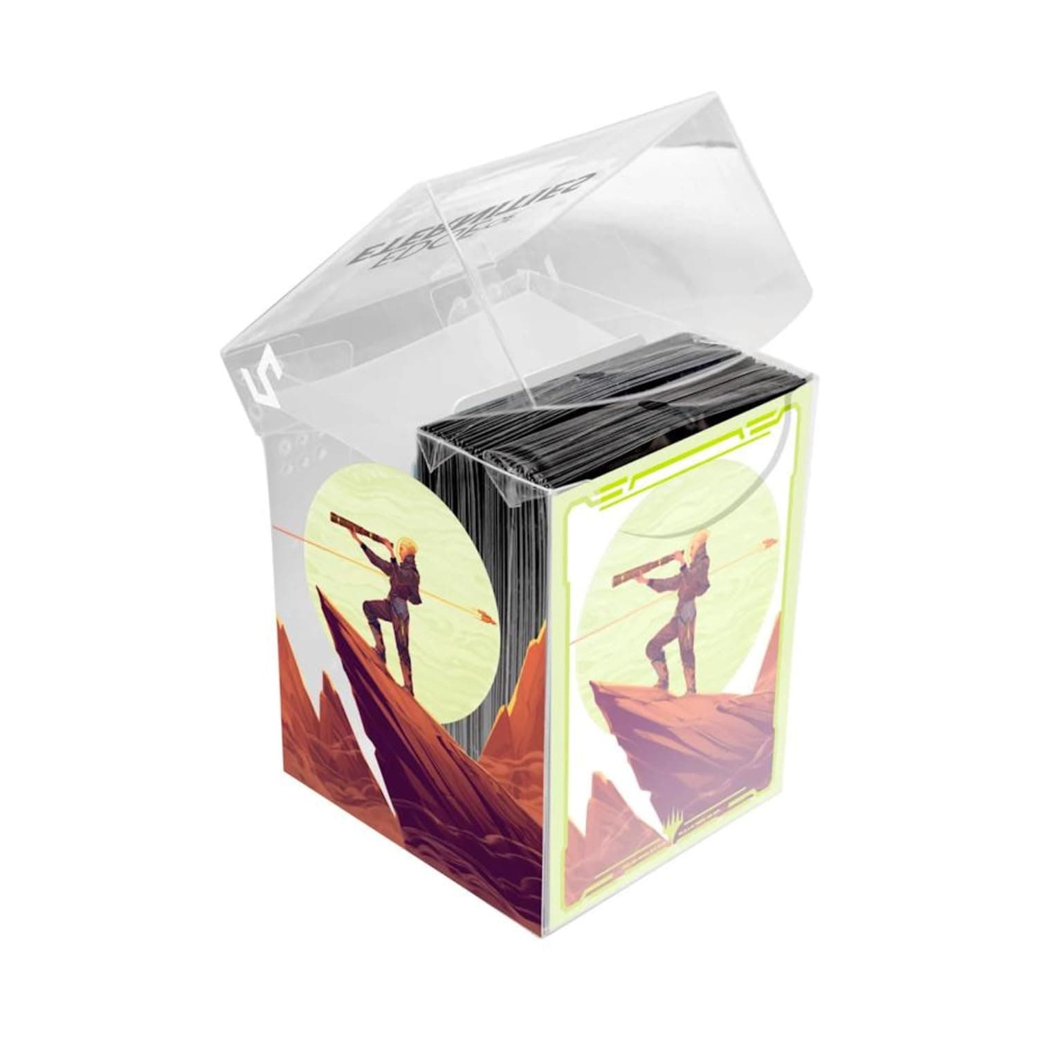 Ultra PRO - Edge of Eternities 100ct Deck Protector Sleeves in Clear Box Key Character Mythic for Magic: The Gathering