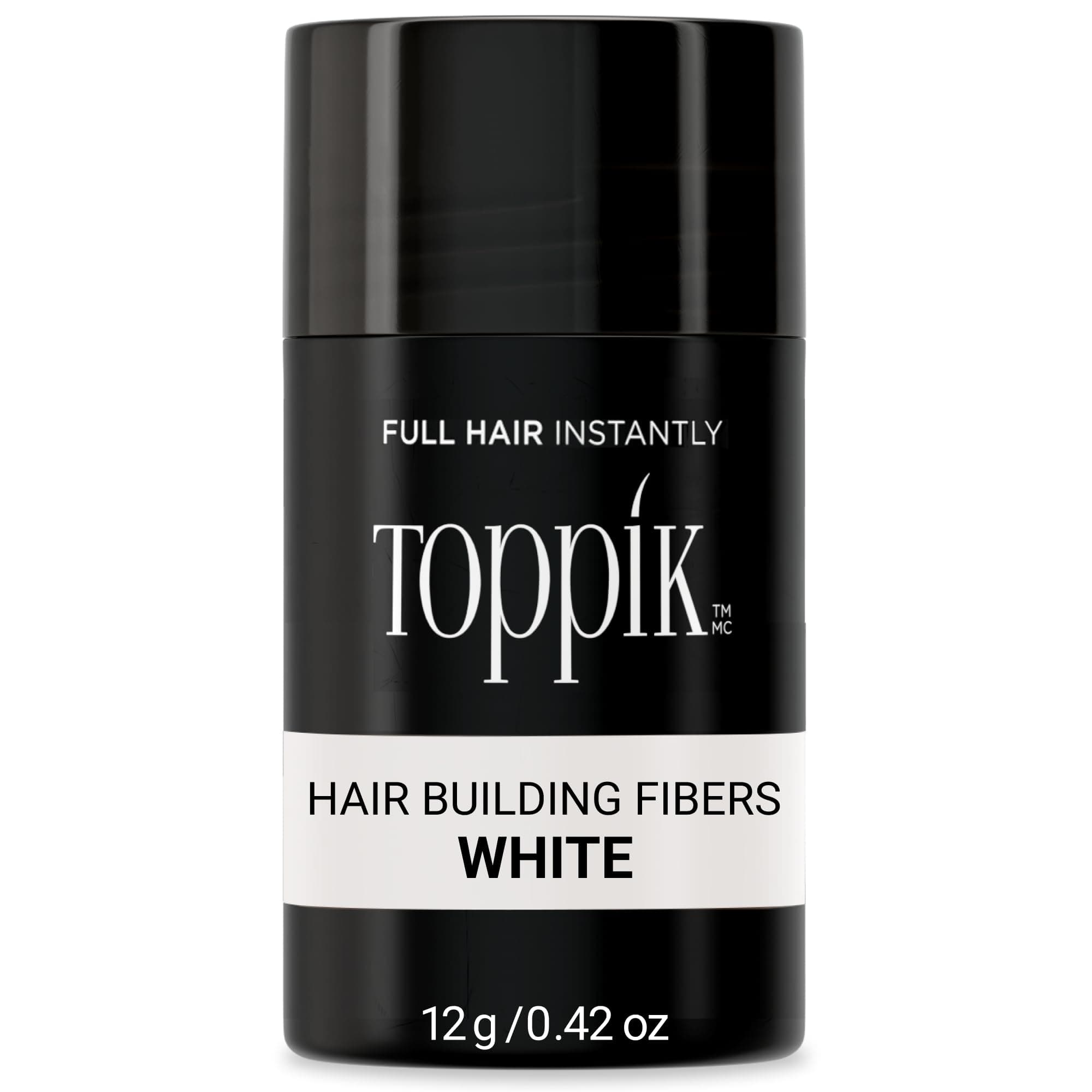 TOPPIK Hair Building Fibers,12 g, Fill In Fine or Thinning Hair, Instantly Thicker Looking, Multiple Shades for Men & Women