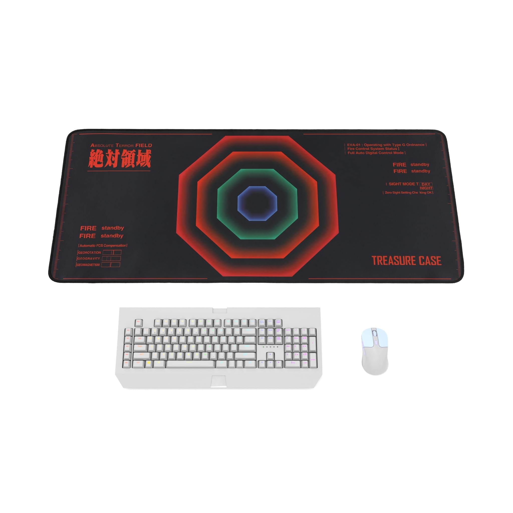 Non-Slip Mouse Pad - Neon Genesis Evangelion A.T.Field Inspired Design - Gaming and Office 35.4"x15.7"