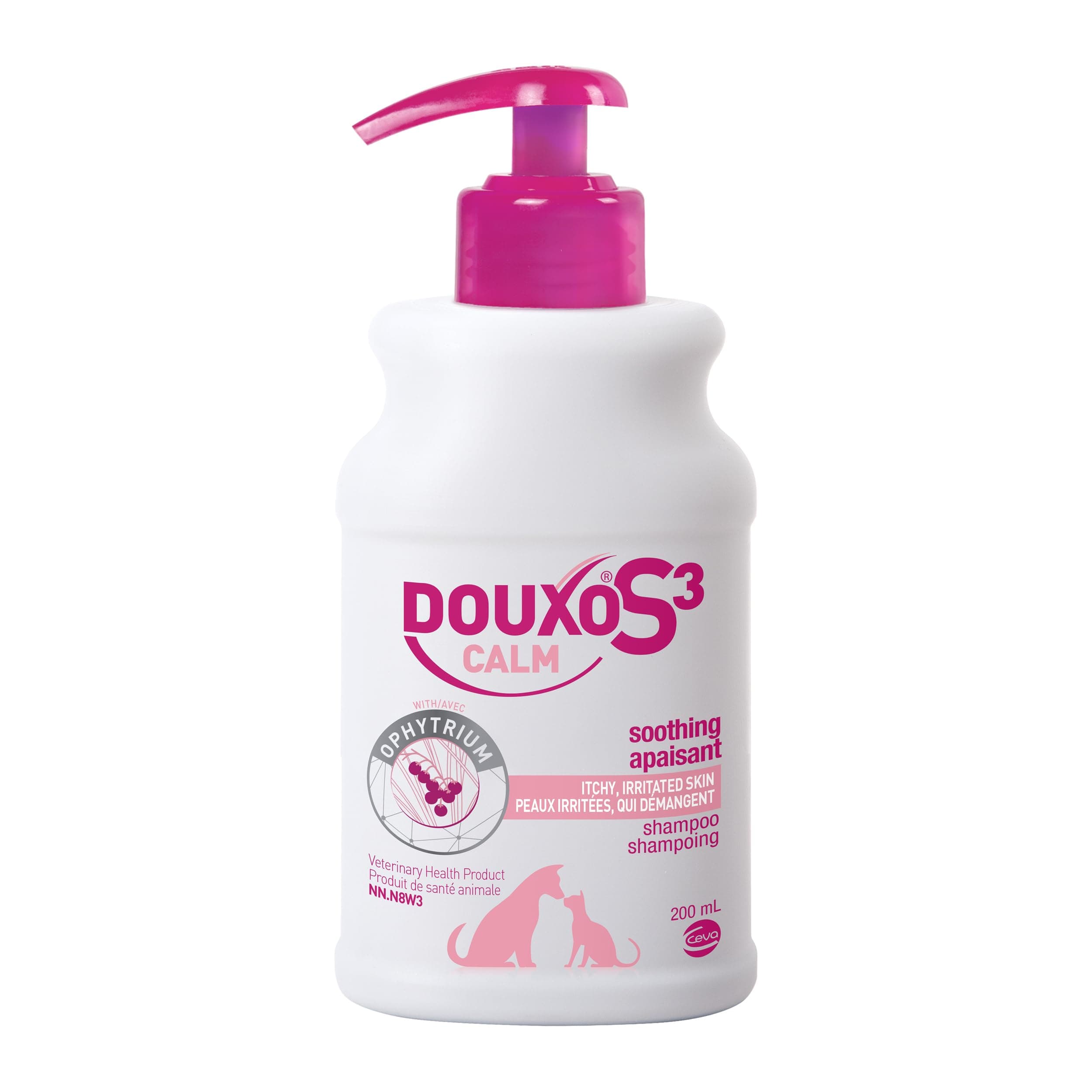 DOUXO S3 Calm Shampoo with 0.75% Ophytrium for Dogs & Cats, 200mL