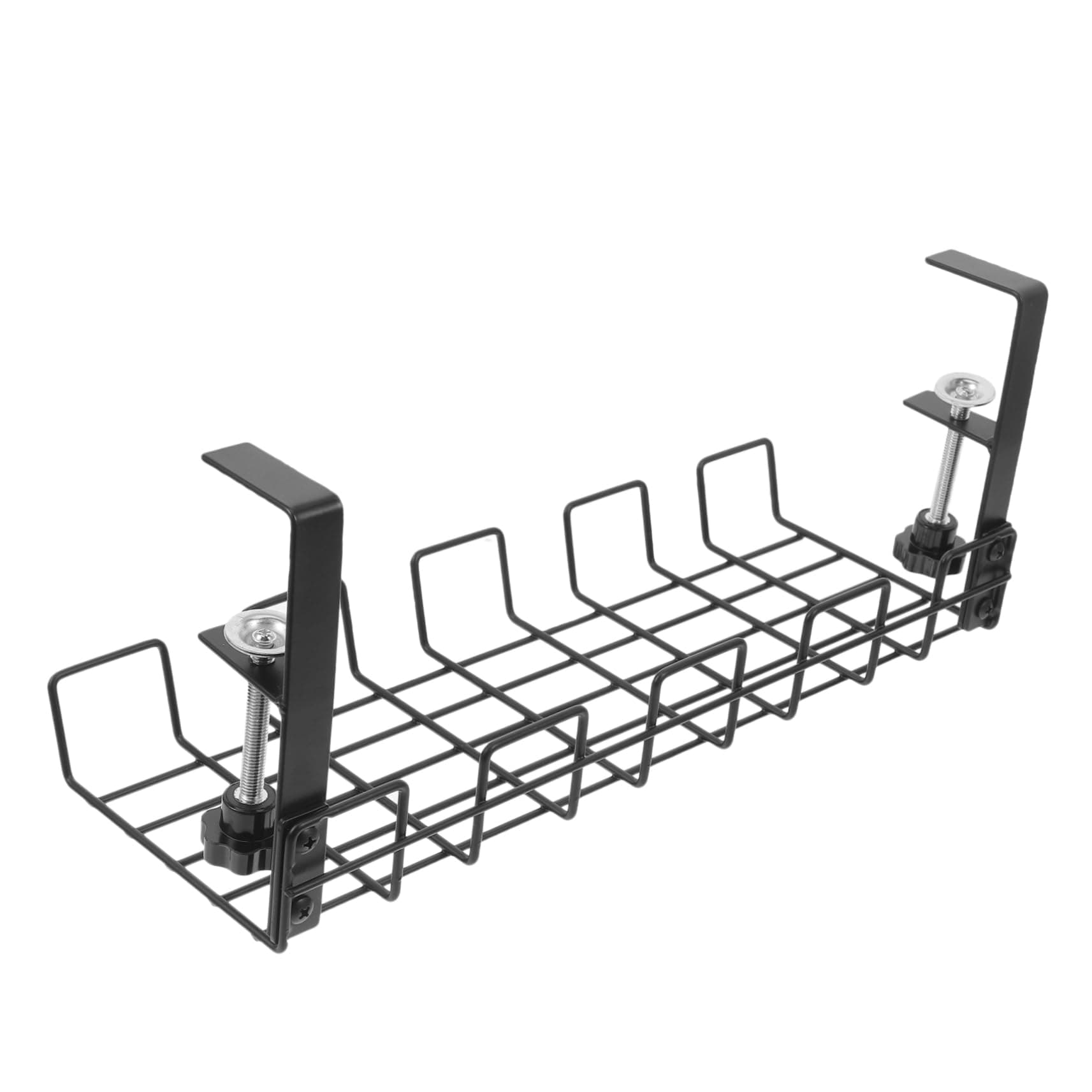 STOBOK Under Desk Cable Organizer Rack Wire Storage for Cords Space-Saving Design for Home Office Efficient