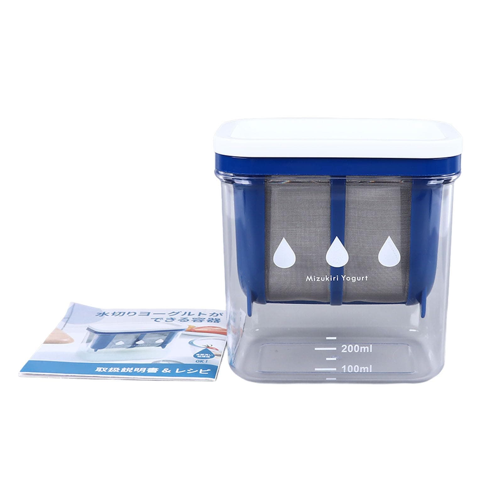 Yogurt Strainer, Greek Yogurt Maker Stainless Separator Yogurt Filter with Fine Mesh Bag and Lid for Thick Creamy Greek, Coconut Yogurt Cheese, Soy Milk