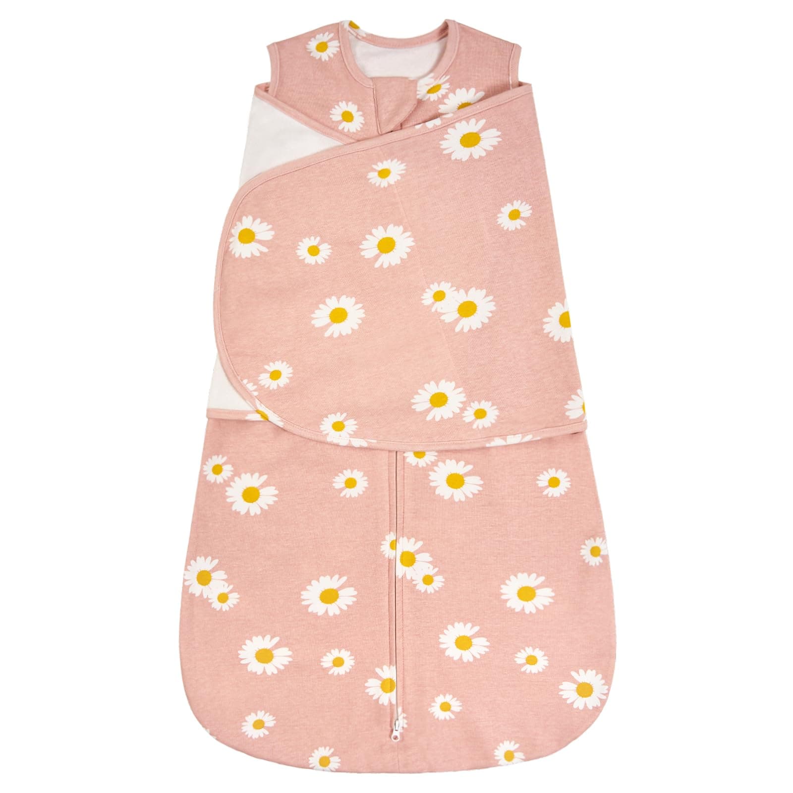 ZIGJOY Swaddle Sleep Sack 6-12 Months 1 Tog Cotton Baby Swaddle Blanket