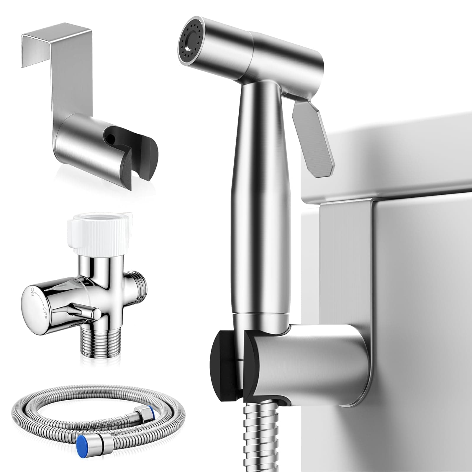 BRITULIF Handheld Bidet Sprayer for Toilet, Adjustable Pressure, Jet Spray
