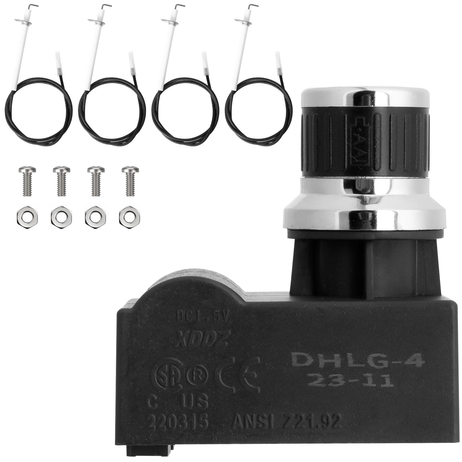 4 Outlet Grill Igniter Kit for Blackstone 36'' Griddle Ignitor Replacement
