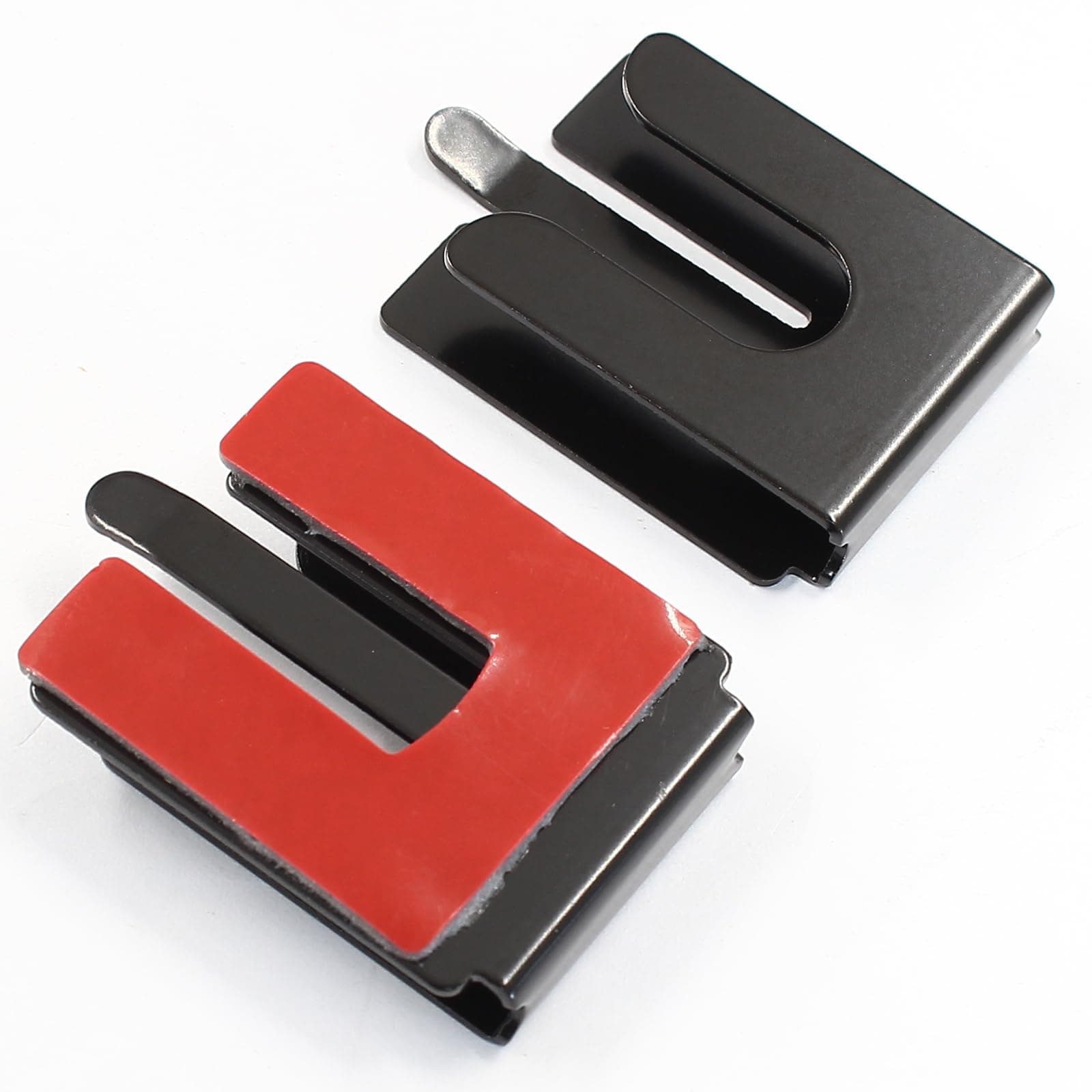 Unlorspy 2PCS Black Radio Microphone Hanger, 42 x 30 x 8mm, Style 3