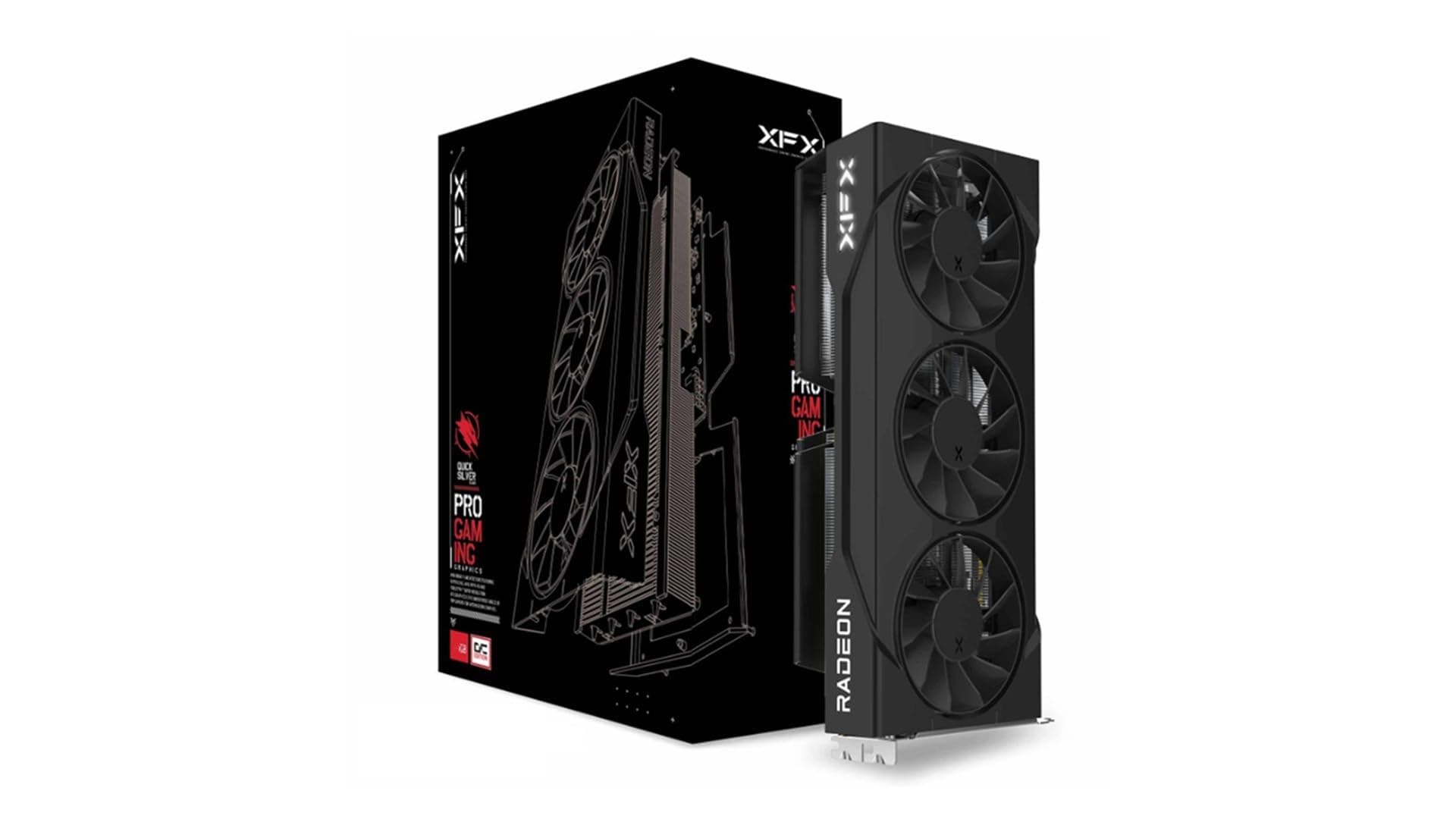 XFX RX 9060XT Swift Triple Fan OC Black 16GB GDDR6