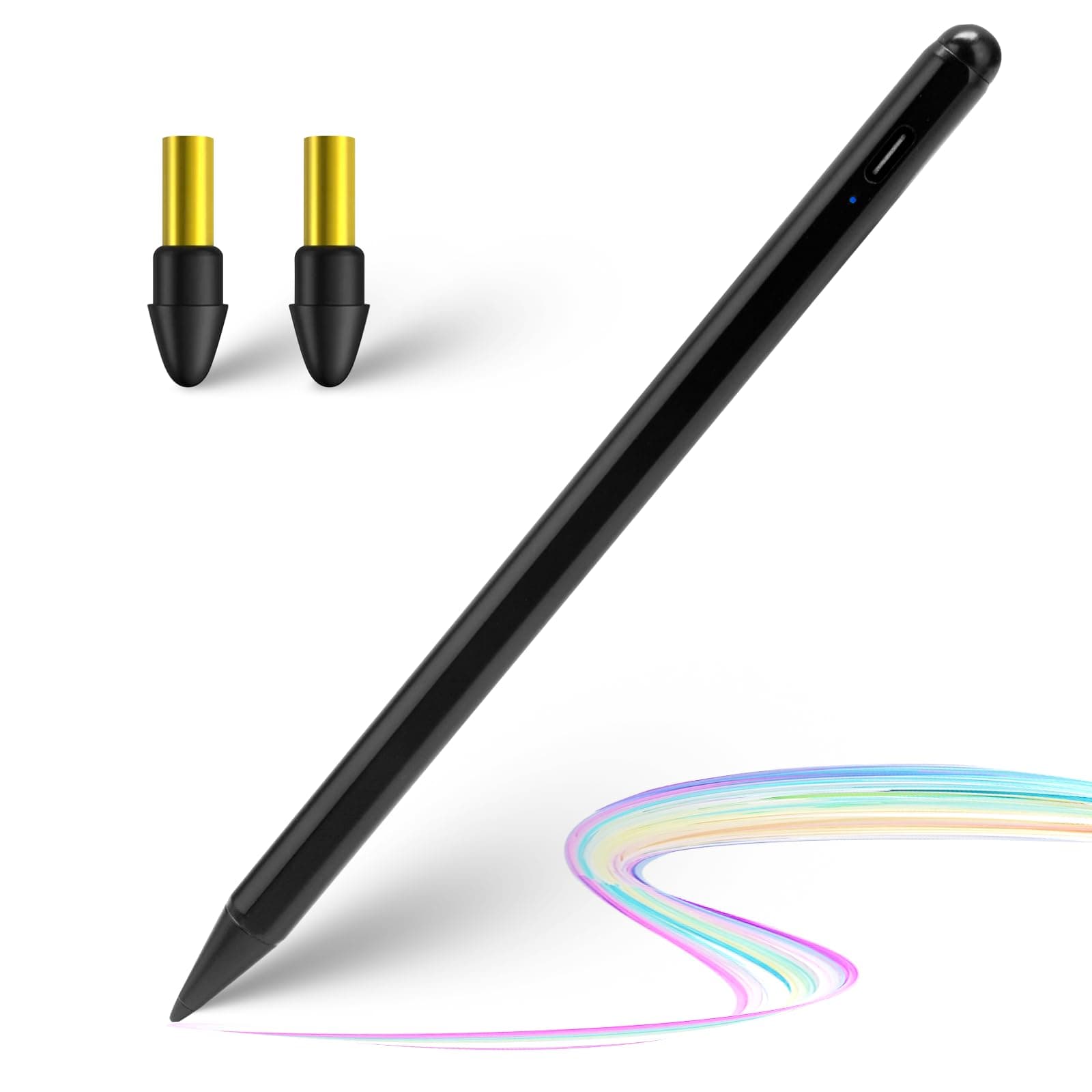 iPad Pencil Pro - 2X Fast Charge Stylus Pen for Apple iPad Pro 11 13 Inch M4, Works for iPad Pro 11", 12.9", 13", White