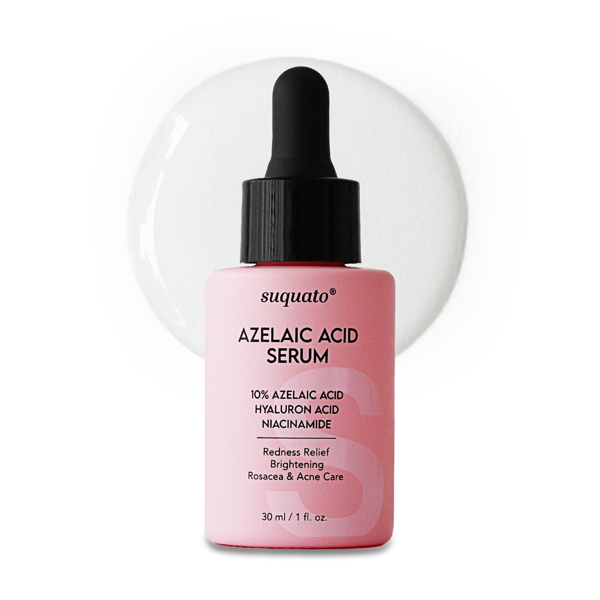 Suquato 10% Azelaic Acid Serum with Niacinamide & Hyaluronic Acid, 30ml