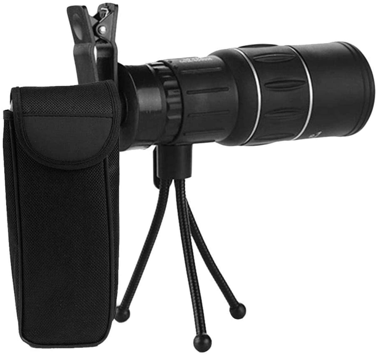 High Power Binoculars, Monocular Telescope 16X52 Prism Scope with Compass Phone Clip Tripod for Outdoor Camping for Indoor/Outdoor