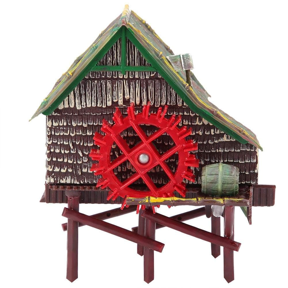 Rotatable Wheel Aerator for Aquariums & Fish Tanks – Decorative Windmill- Pump with , Compatible with Standard Faucets and Fish Breeding Systems