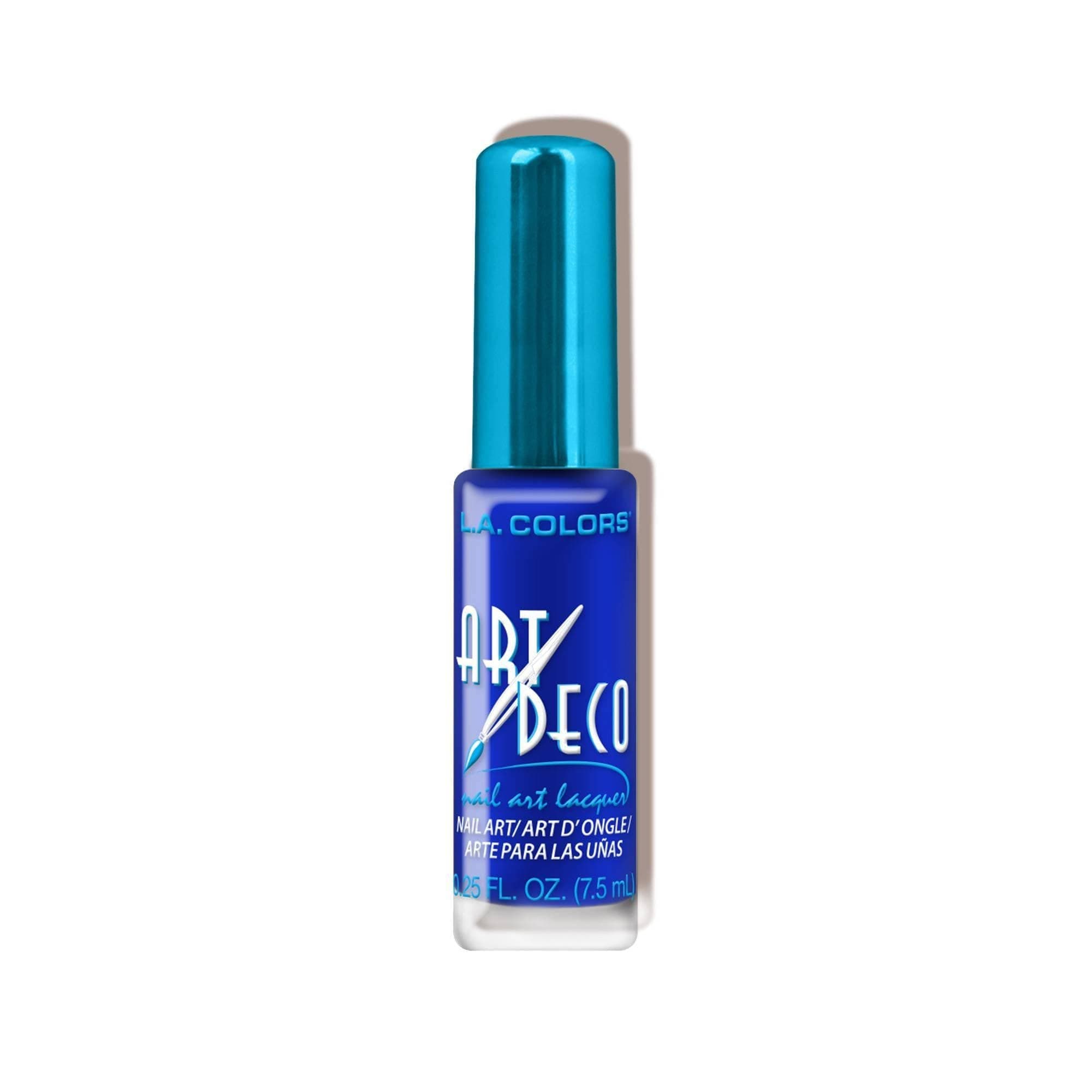 L.A. Colors Art Deco Nail Art 915 Dark Blue