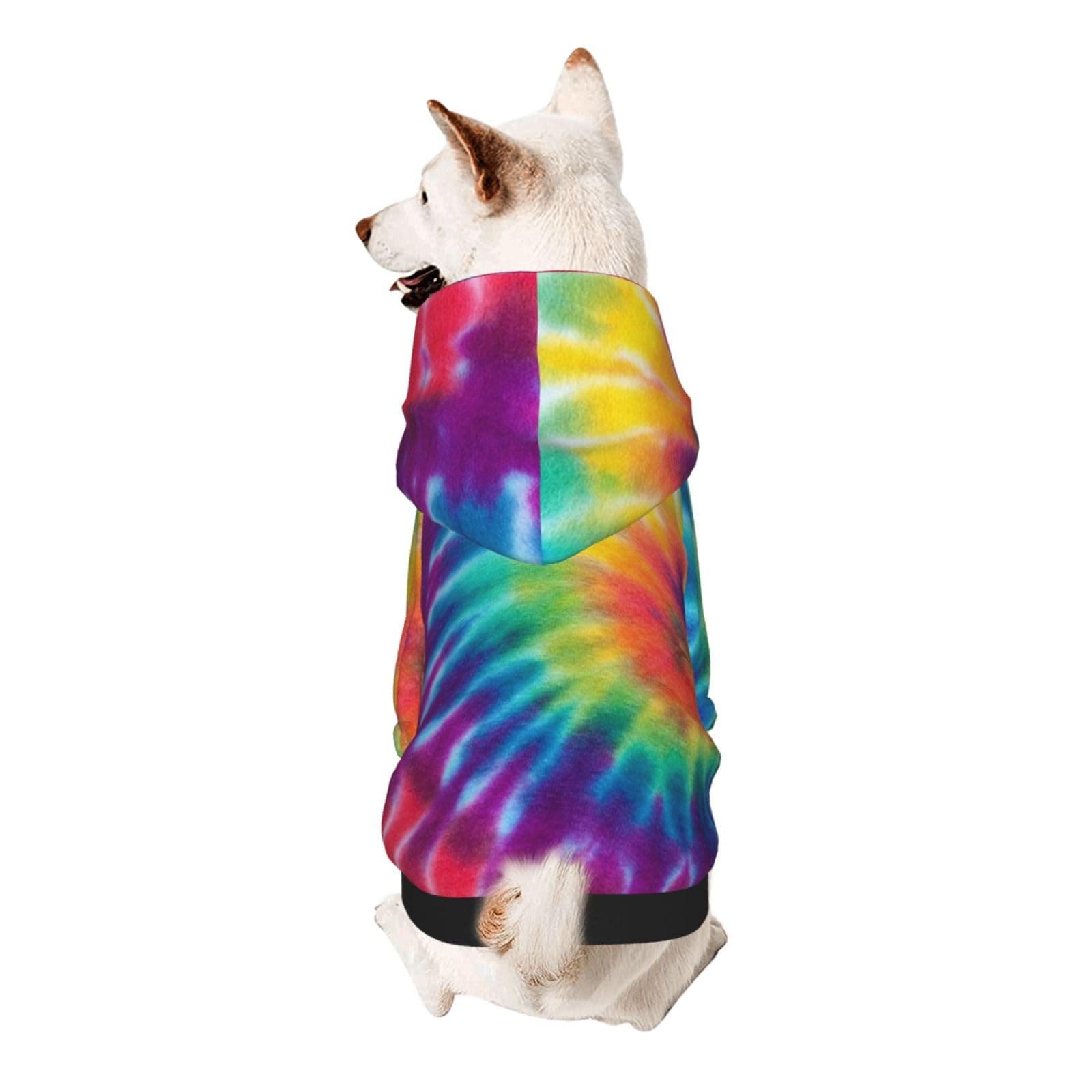 Spiral Tie Dye Dog Sweatshirt - Comfortable & Soft Trendy Hoodie for Small, Medium & Large Dogs