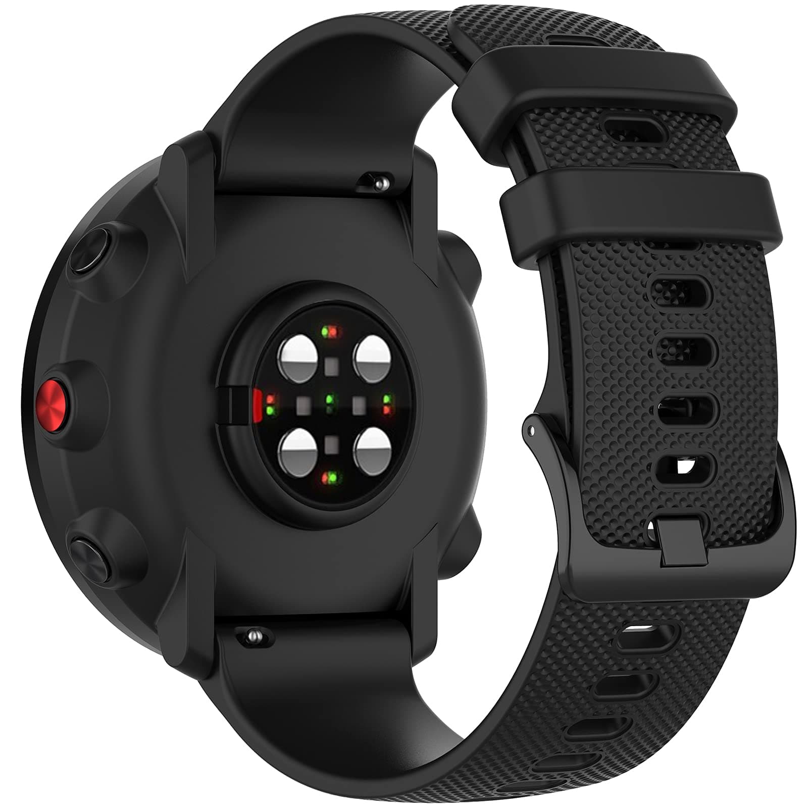 Fit for Polar Vantage M2 Watch Band Women Men, 22mm Quick Release Silicone Replacement Bands Straps Wristbands Bracelet Accessories Fit for Polar GRIT X/Polar Vantage M Smartwatch (Black)