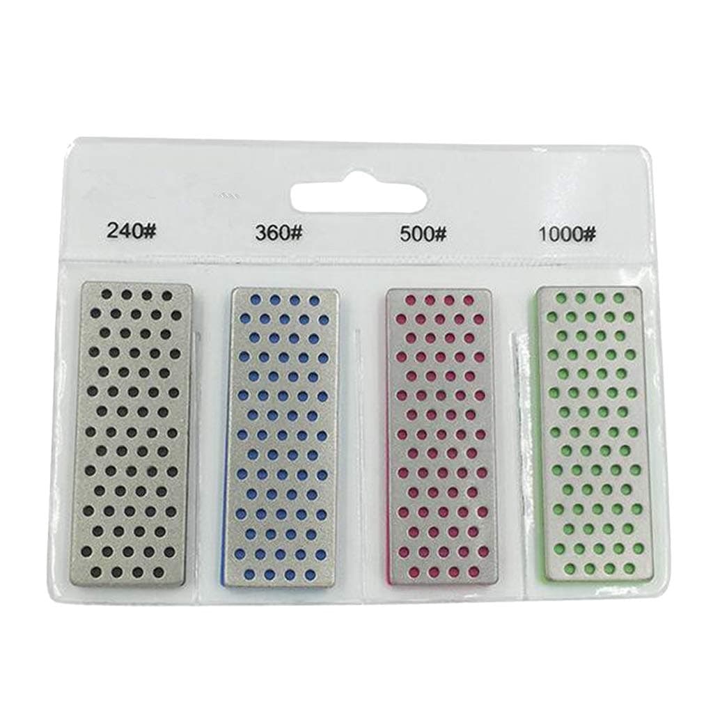 Amuzocity 4 X Diamond Whetstone Whetstone Sharpening Stone Set for - L
