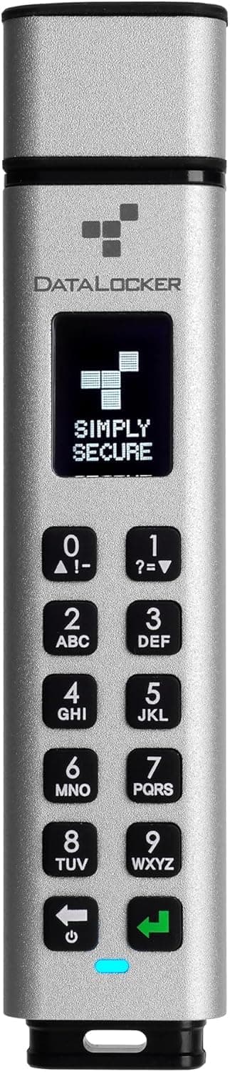 Datalocker SK350-064-FE 64GB Encrypted USB Drive Flash