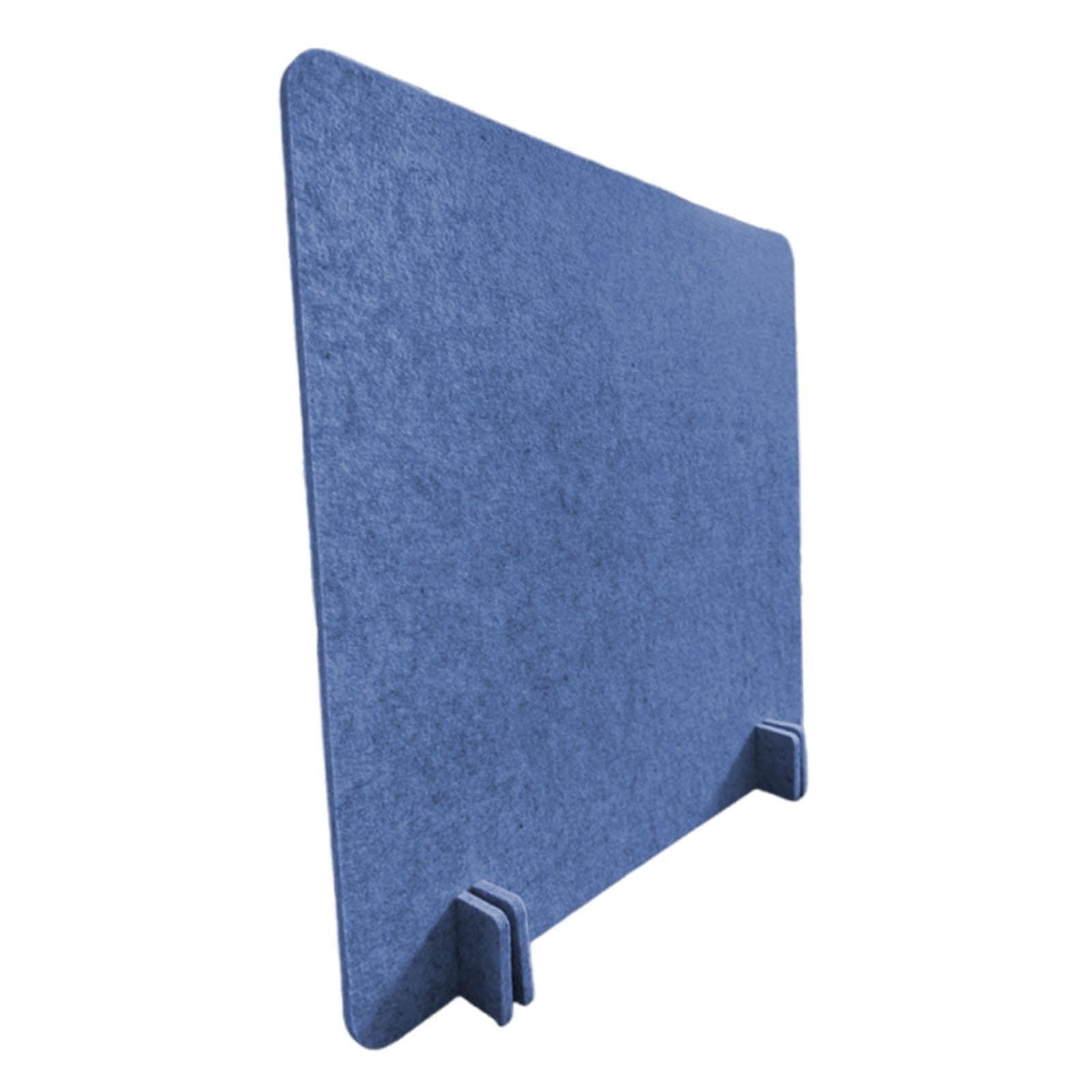 Fenteer Acoustic Desk Divider Privacy Panel Noise Reducing,with Support Feet Desk Partition Stand up Sound Proof Pad for Home Use, Length 60 cm