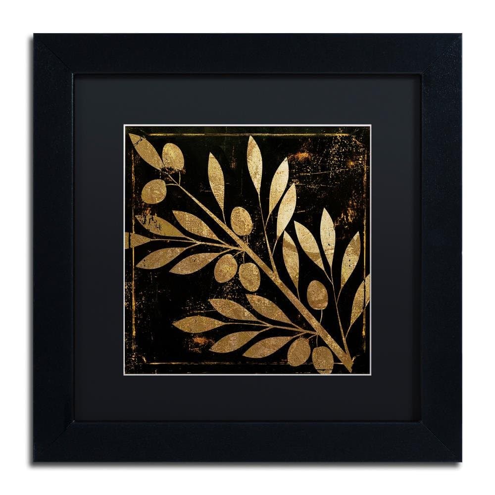 Trademark Fine Art Bellissima I by Color Bakery Wall Art, Black Matte, Black Frame 11x11
