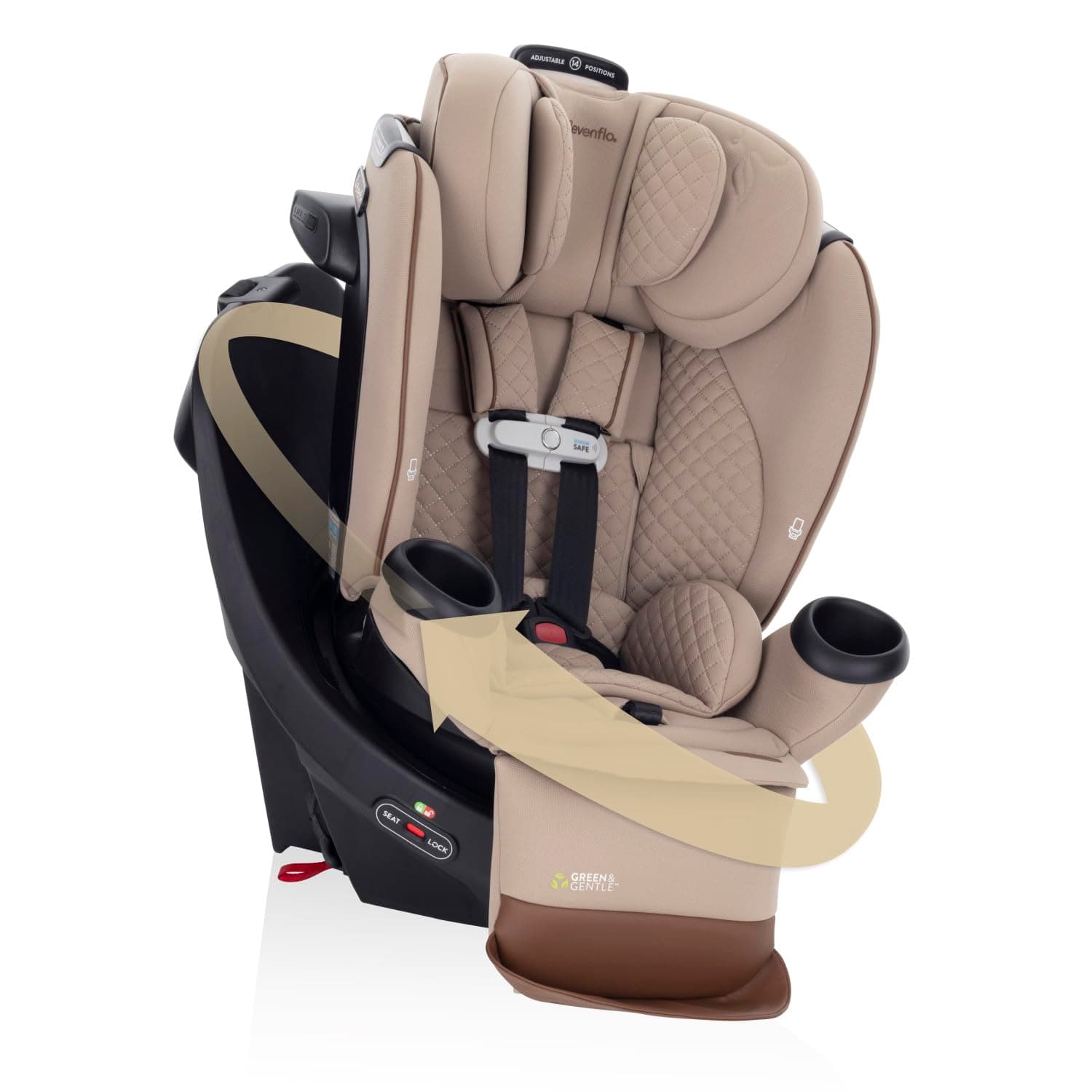 Evenflo Revolve360 Extend All-in-One Rotating Car Seat