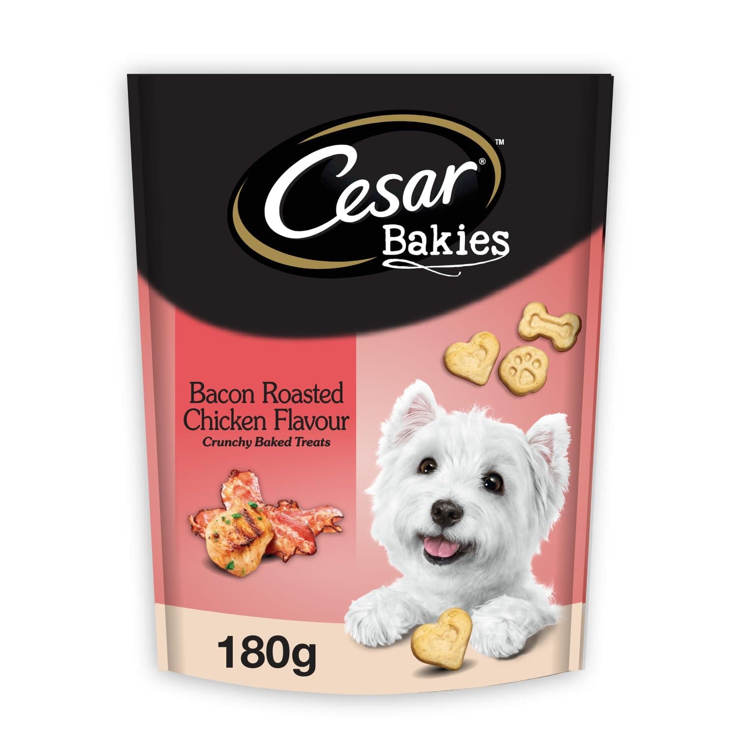 CESAR Bakies Adult Dog Treats, Chicken Flavour, 180g