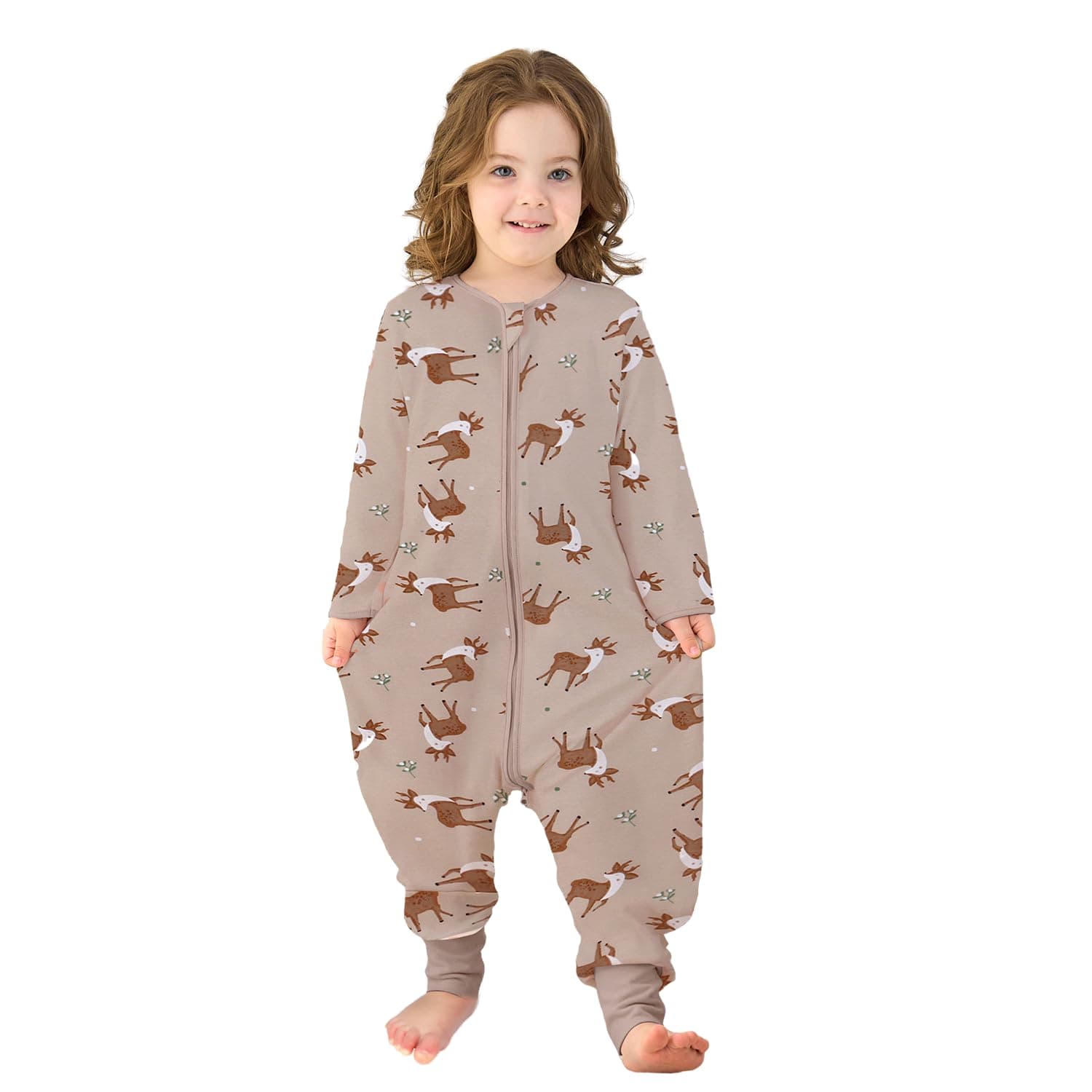 Miracle Baby Sleep Sack with Feet, 0.5 TOG Lightweight Toddler Sleeping Bag with Legs & Long Sleeves for Early Walkers