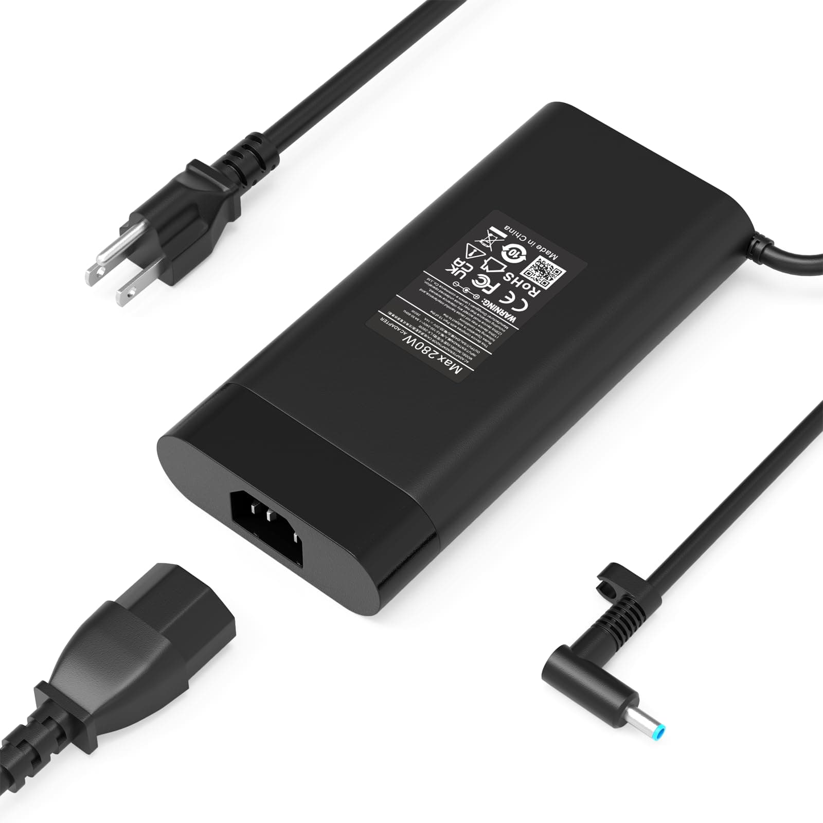 Ruilezyo 280W 20V 14A Charger Compatible with HP Omen 16 Gaming Laptop, ZBook Fury/Studio 16 G11 G10 G9 TPN-LA27 TPN-CA26 A280A011P PA-1281-08HT M94073-001 M94073-002 M95376-001 Power Supply Cord