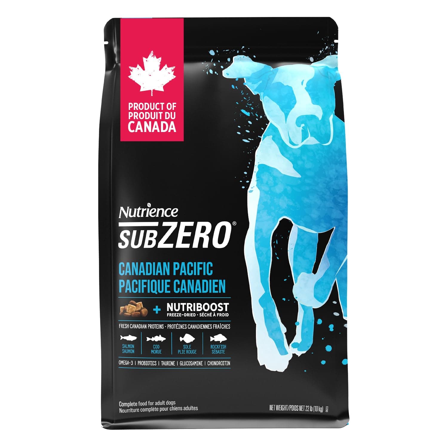 Nutrience Grain Free Subzero Dog Food, Canadian Pacific, 10 kg (22 lb)