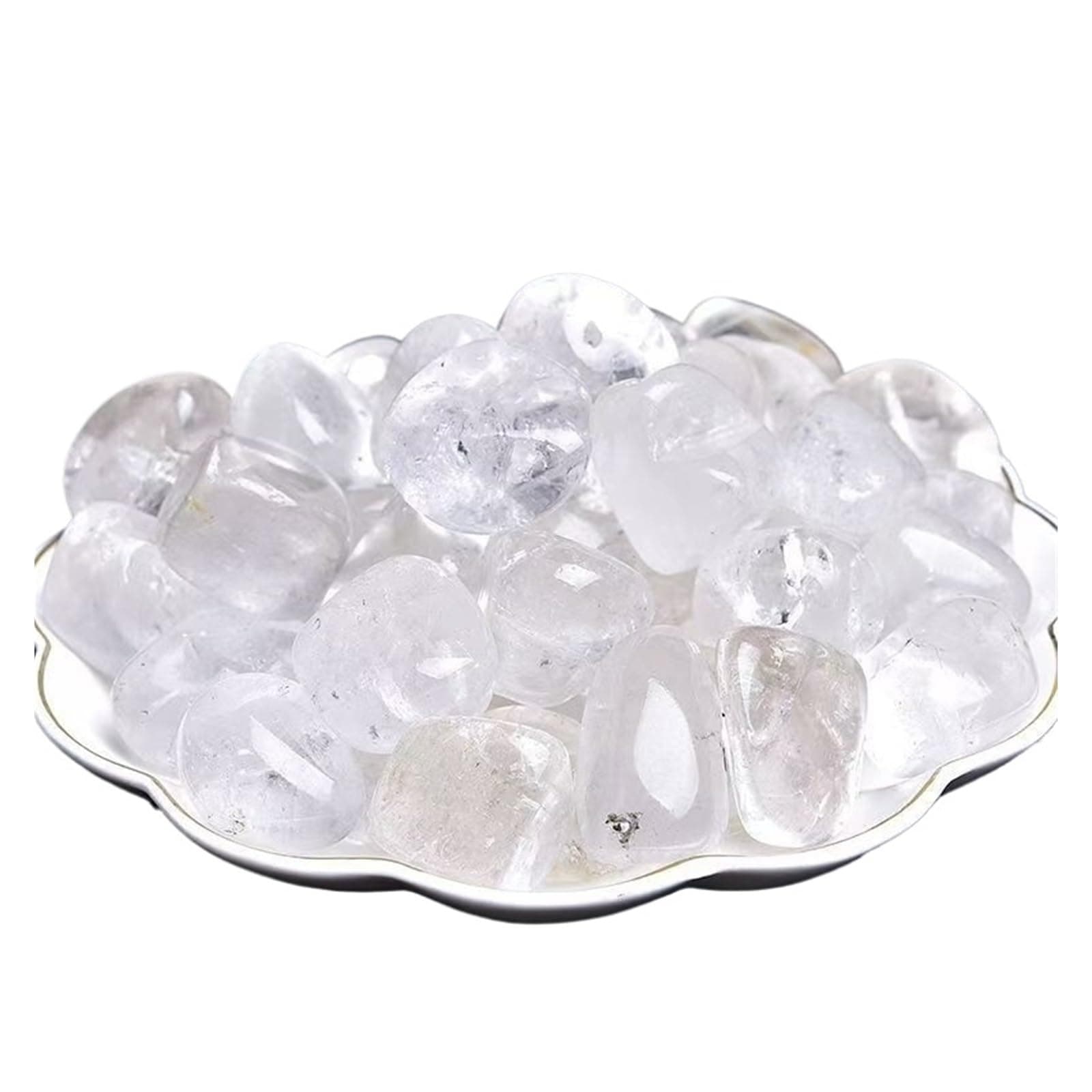 AEVHBAMXN 50g Clear Quartz Bulk Tumbled Stones Ore Gravel Crystals 1.5-3cm AEVHBAMXN