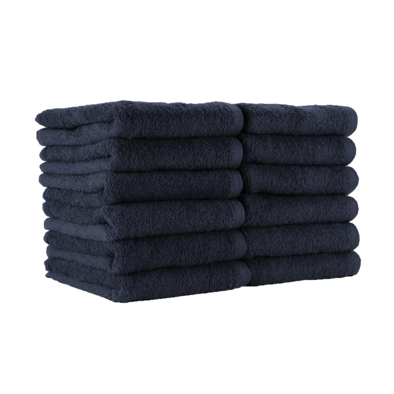 16x27 2.5LB Bleach Safe Navy Salon Towels