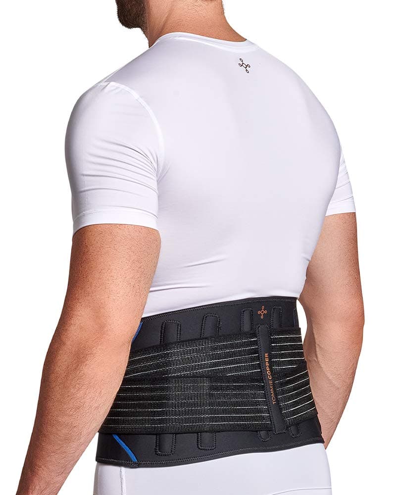 Tommie Copper Pro-Grade Adjustable Back Brace, Black, L/XL