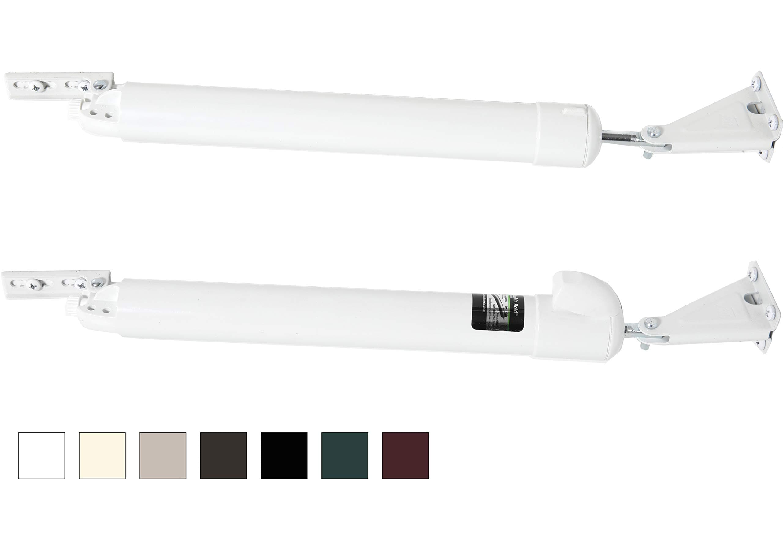 Touch 'n Hold Smooth - Dual Kit - Heavy Duty Door Closer System - for (Medium and Heavy Weight) Storm, Screen, & Security Doors - New Doors or Replacement for Previous Units (White)
