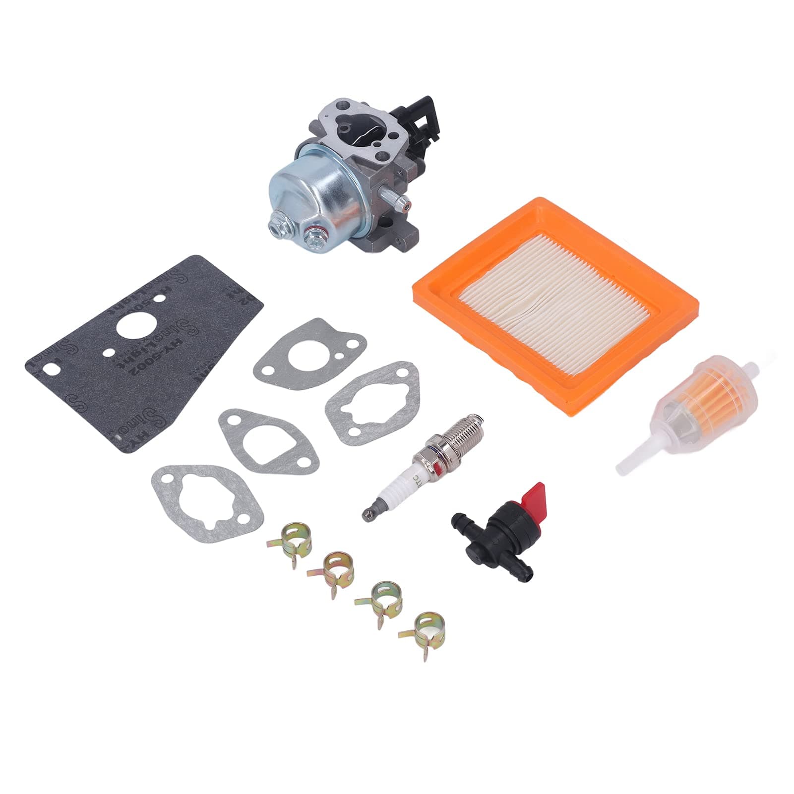 Yctze String Trimmer Carburetor Kit, Complete Aluminum Replacement Tune Up Set for Lawn Mower Engines XT650 XT675 with Air Filter Plug Gasket 1 Pack