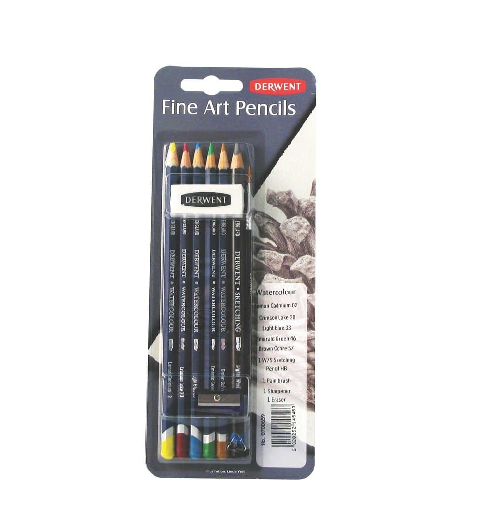 Derwent Watercolor Mixed Media, Pack, 9 Count (0700659)