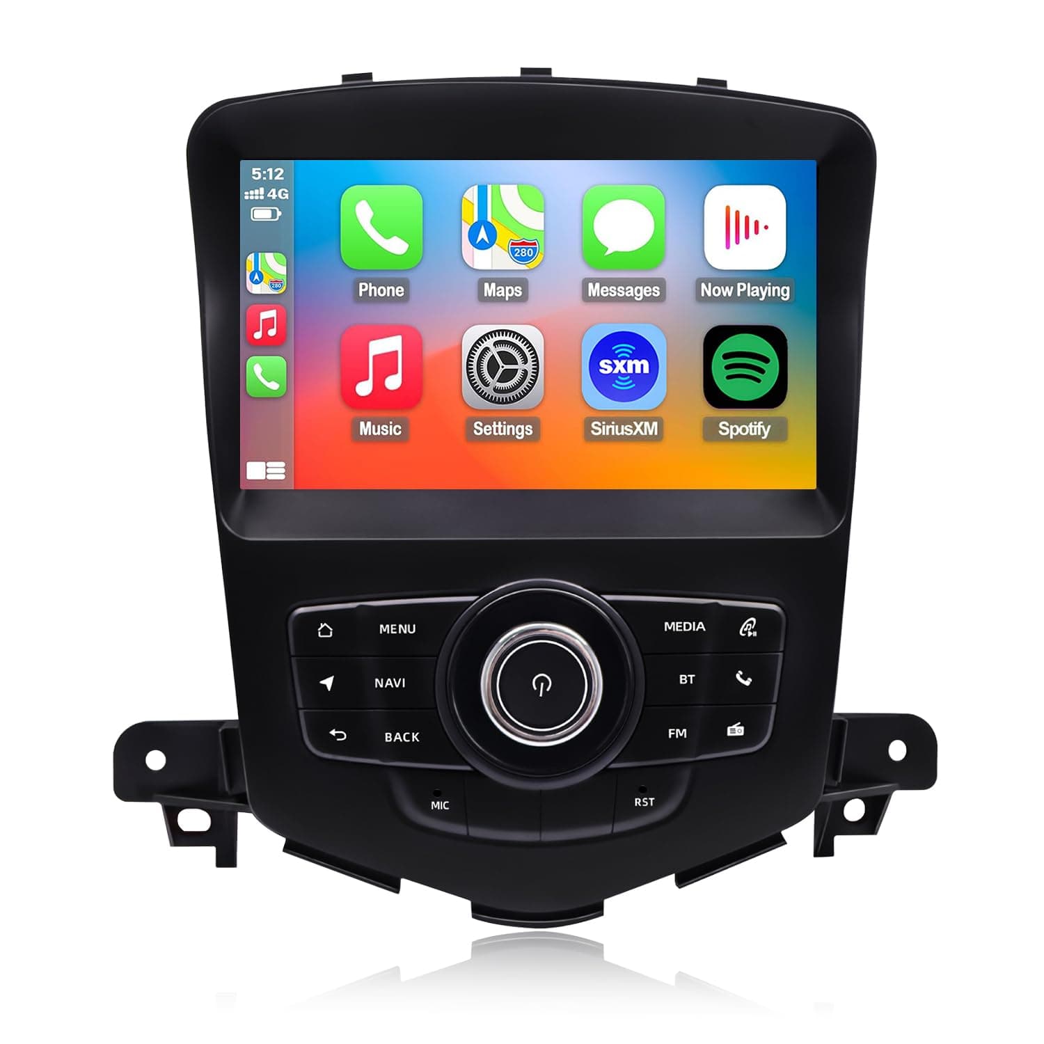 QLED Radio for Chevy Chevrolet Cruze 2009-2015 and 2016 Limited Upgrade,Touch Screen Stereo Replacement,Wireless carplay Android auto,4G LTE Network,Free Camera